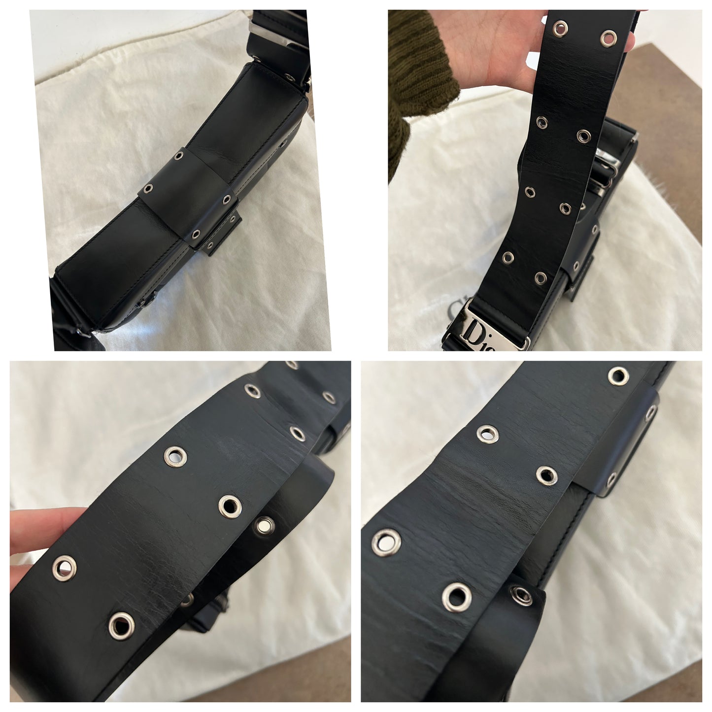 Dior Columbus nera in pelle