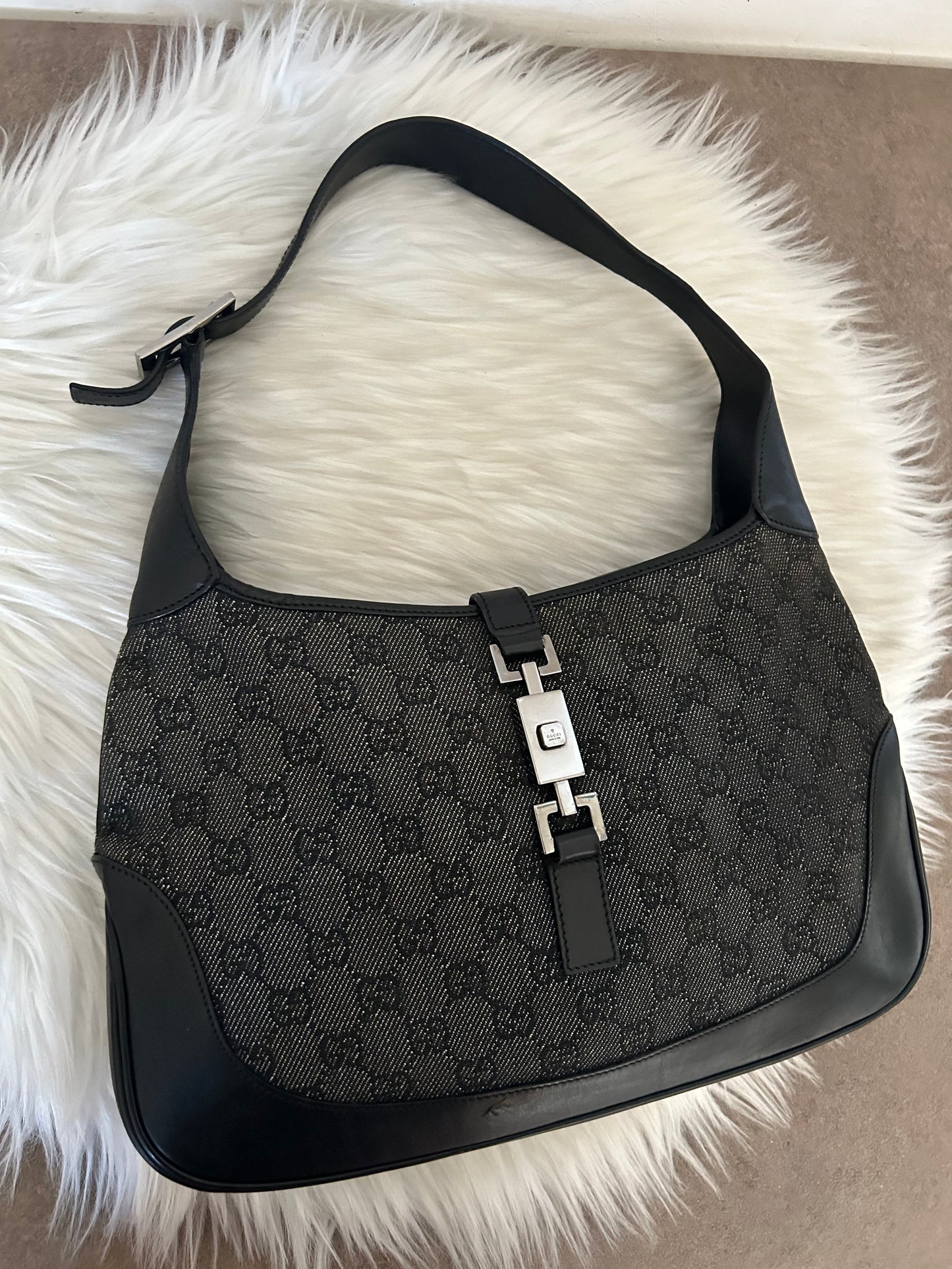 Gucci Jackie vintage medium in denim