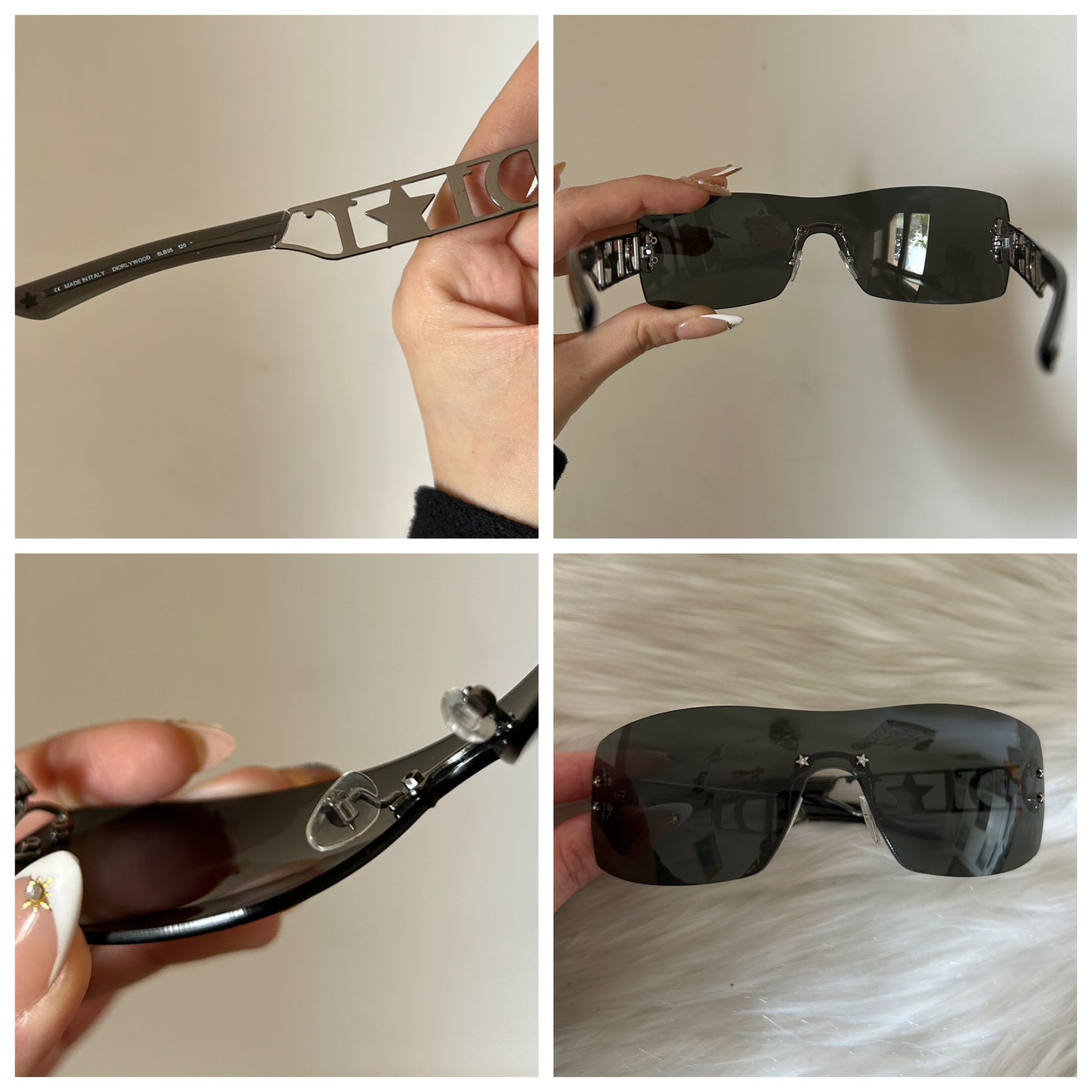 Occhiali Dior Diorlywood con cristalli
