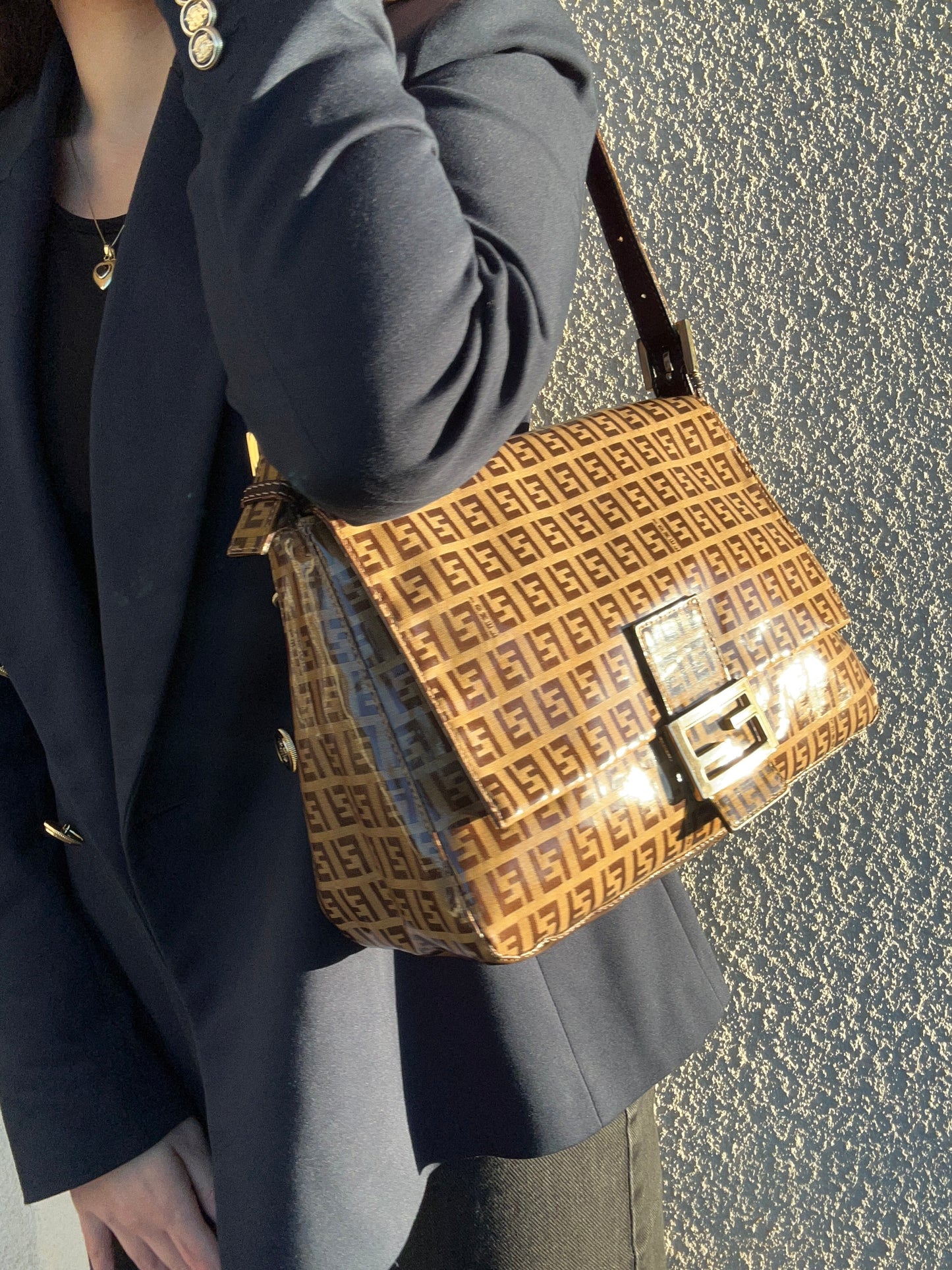 Fendi Mama Baguette monogram zucchino