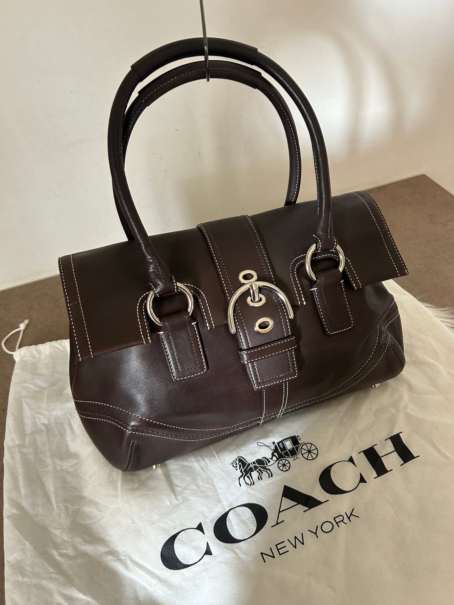 Coach Signature Sufflette tote bag vintage