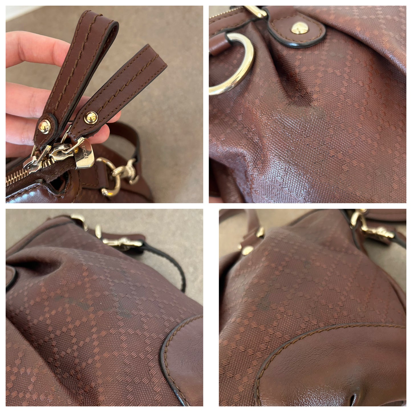 Gucci tote Diamond con tracolla