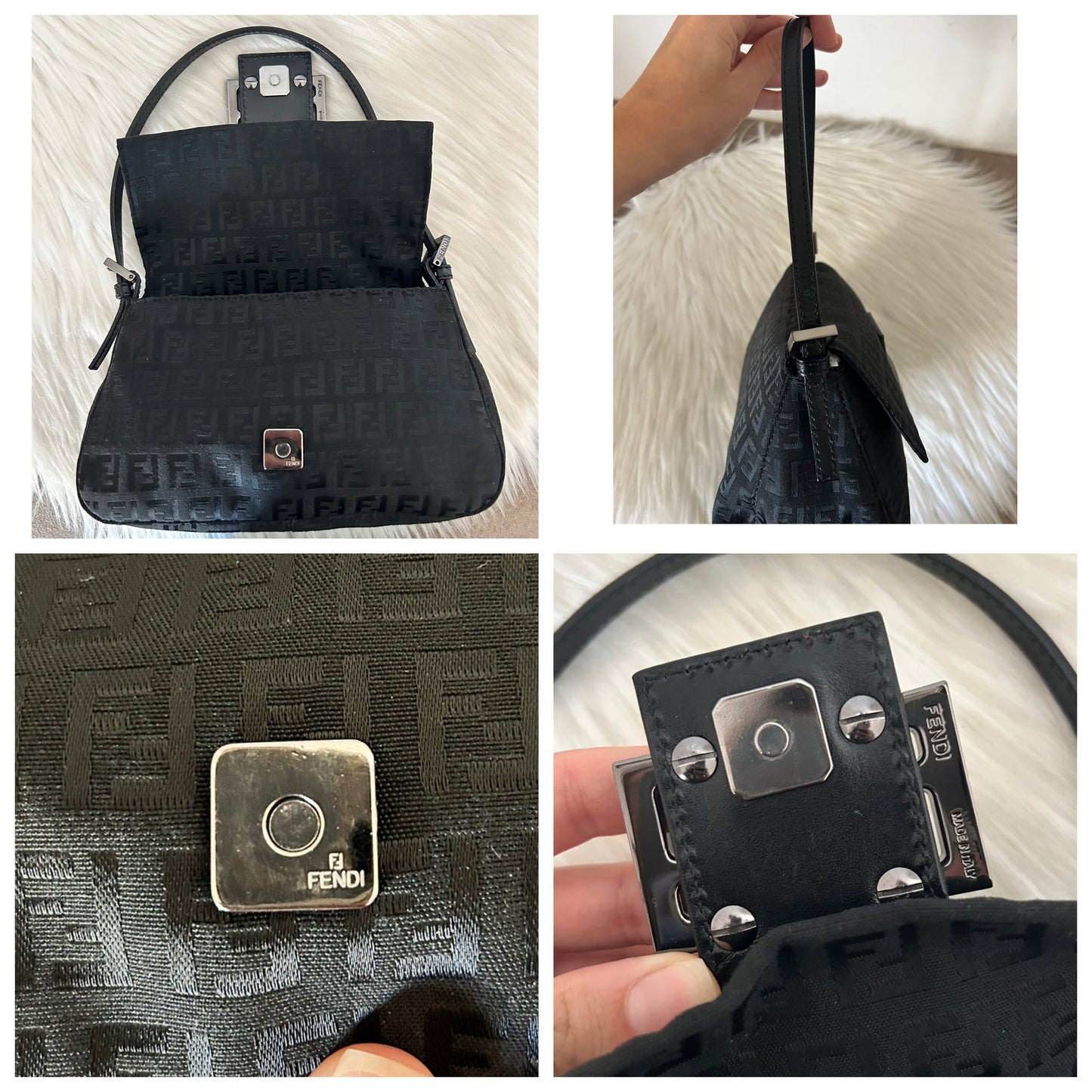 Fendi Baguette mini zucchino vintage