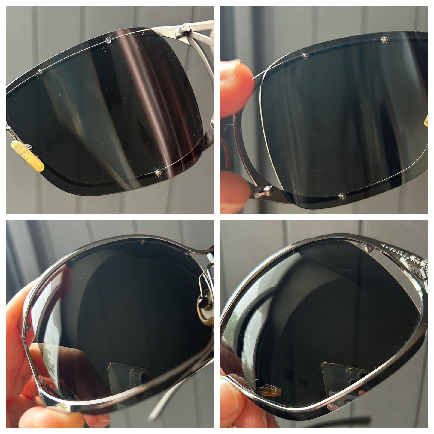 Yves Saint Laurent occhiali da sole con logo Swarovski