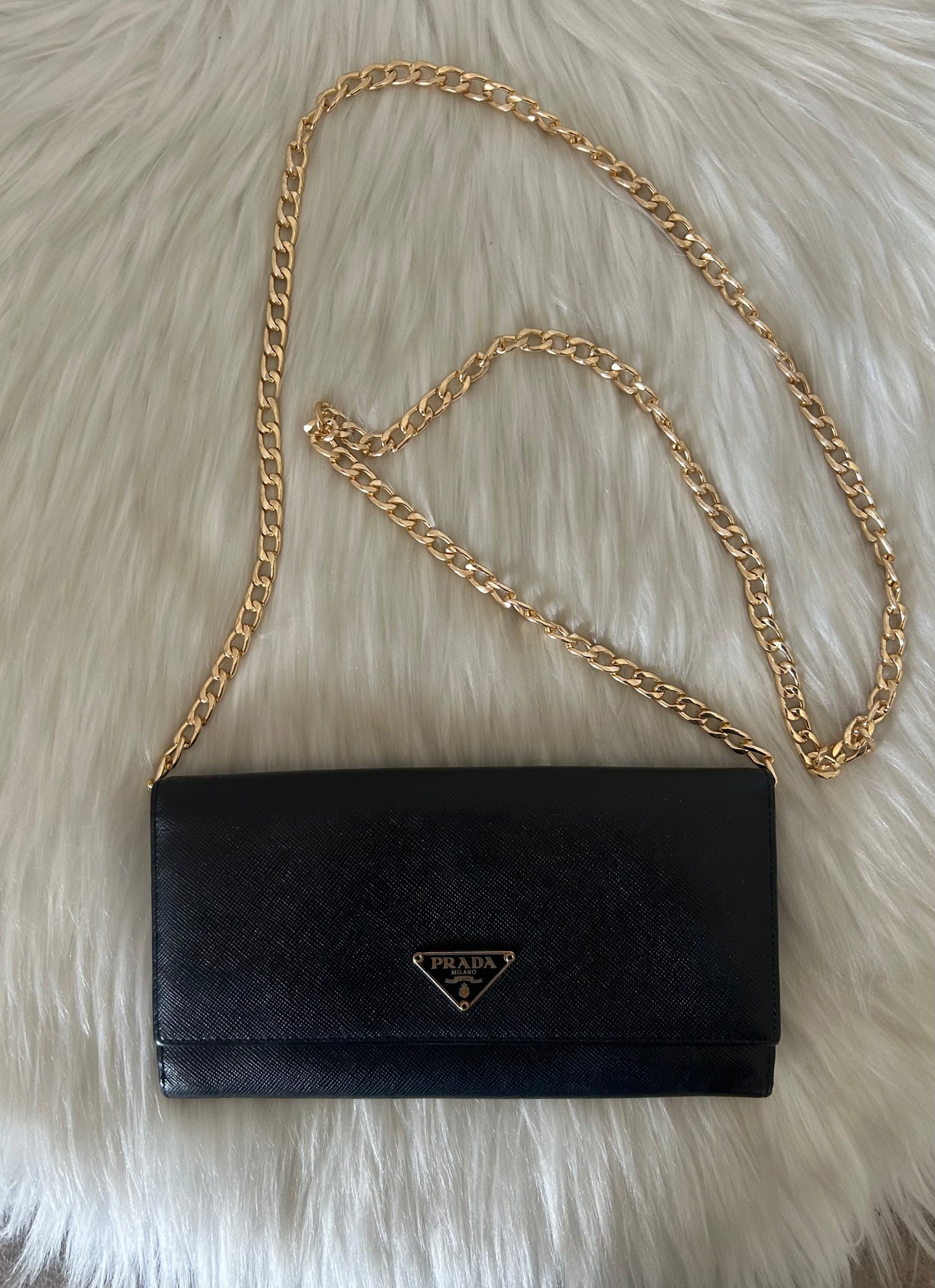 Prada Woc nero in pelle saffiano