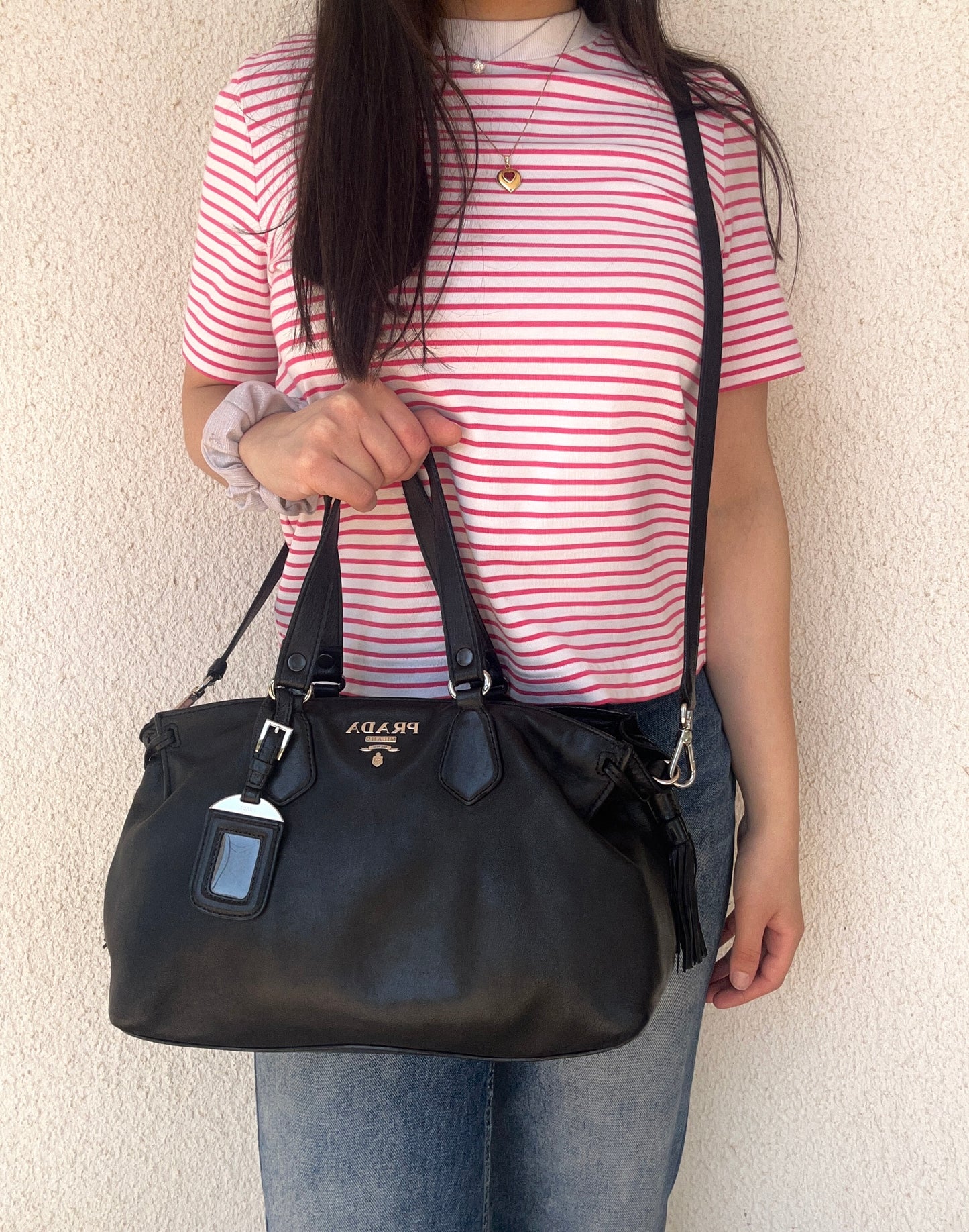 Prada tote in pelle nera