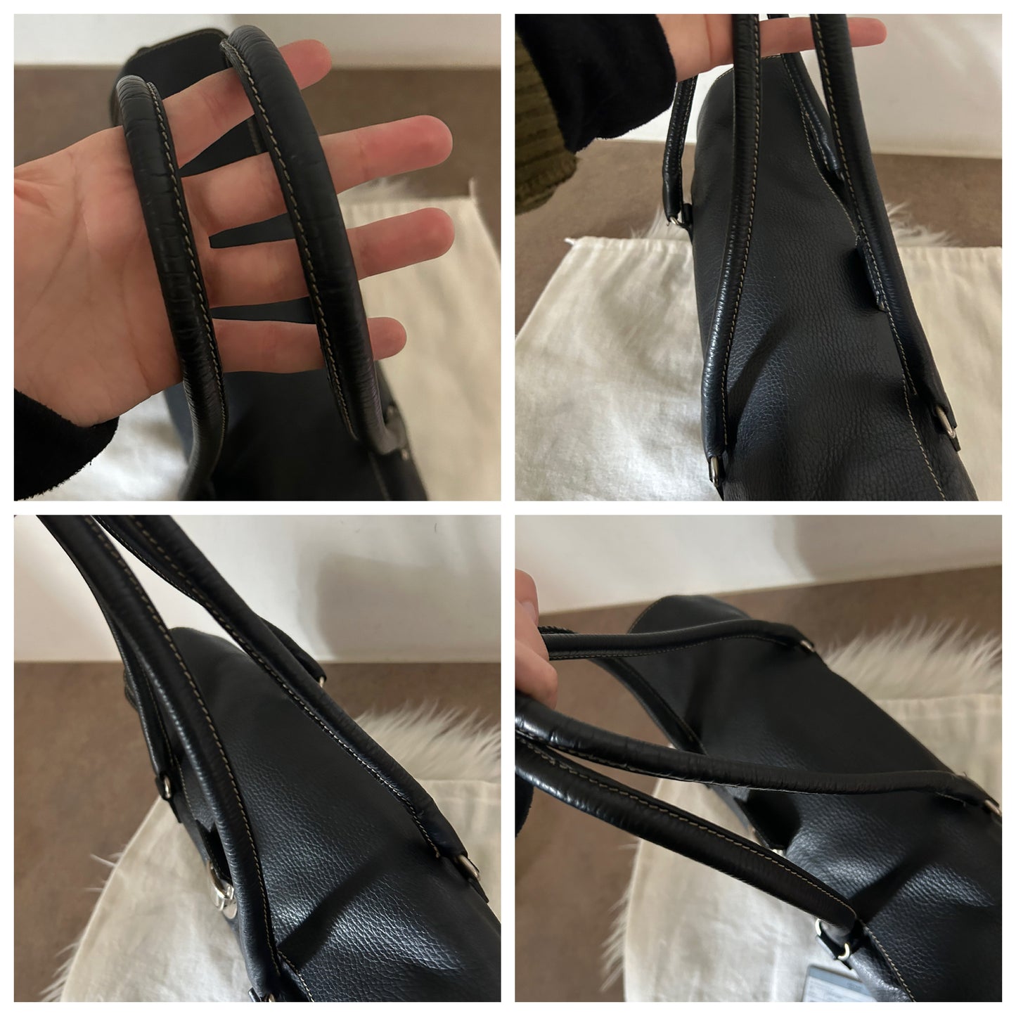 Prada tote in pelle nera