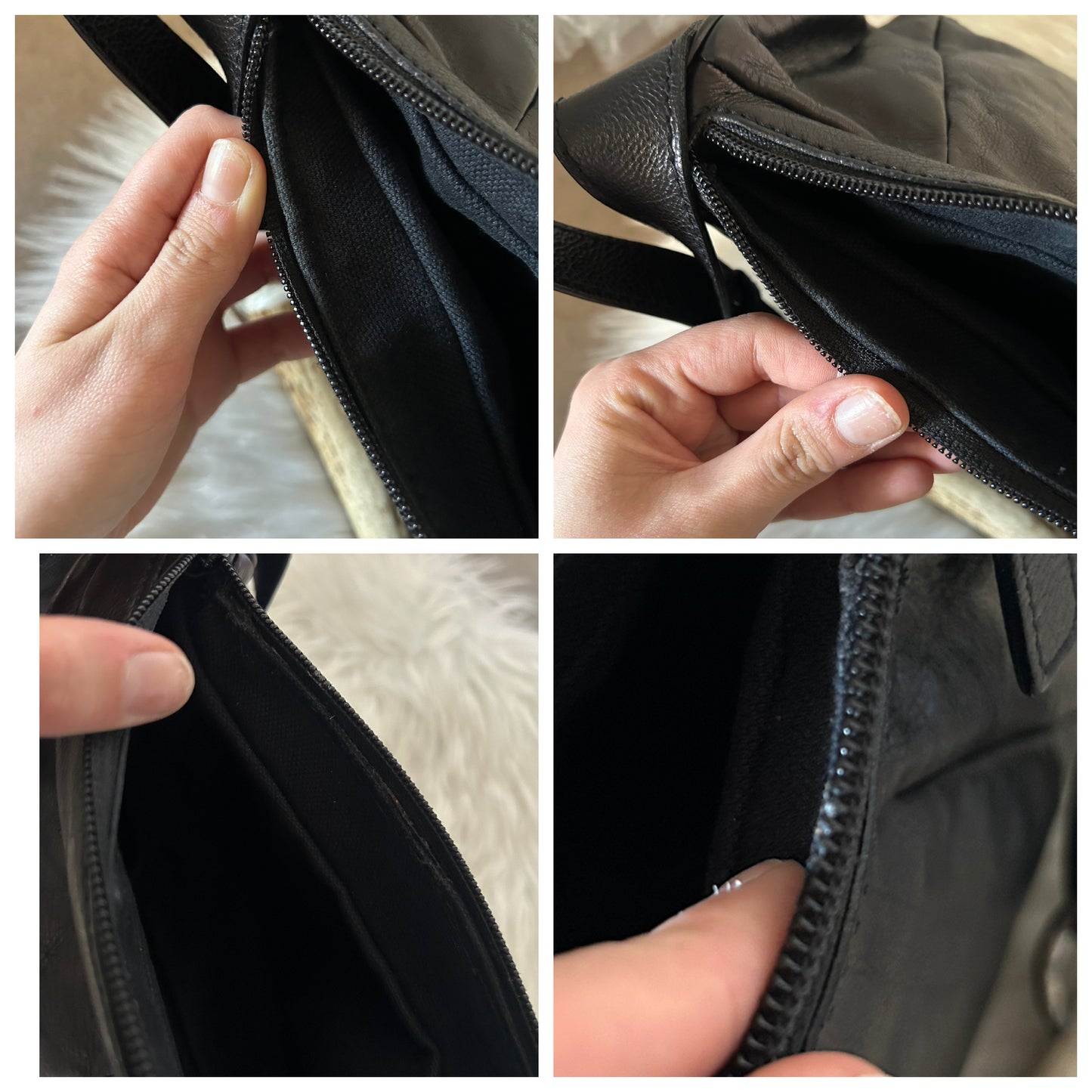 Yves Saint Laurent Mombasa in pelle nera