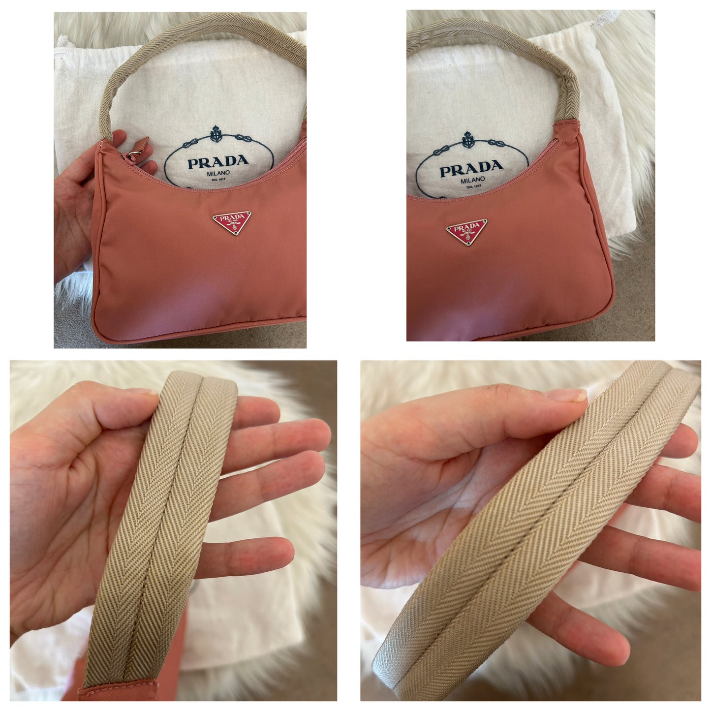 Prada 2000 in nylon rosa