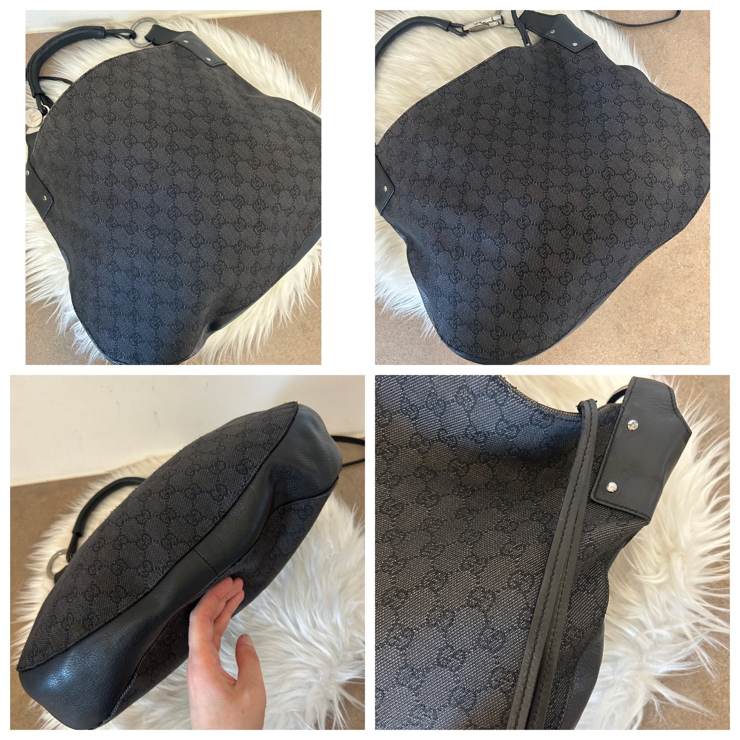 Gucci Hobo tote in denim