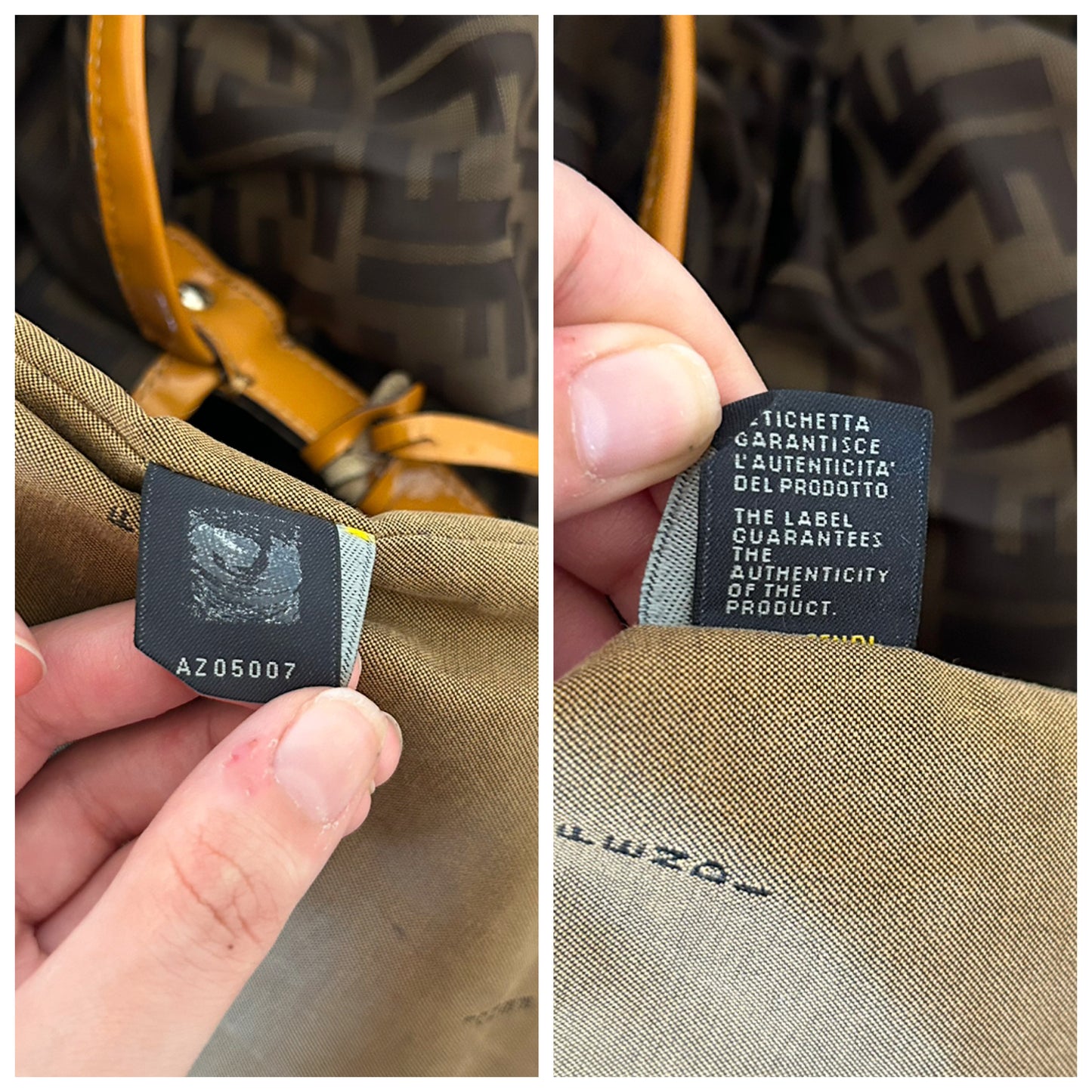Fendi Chef tote zucca
