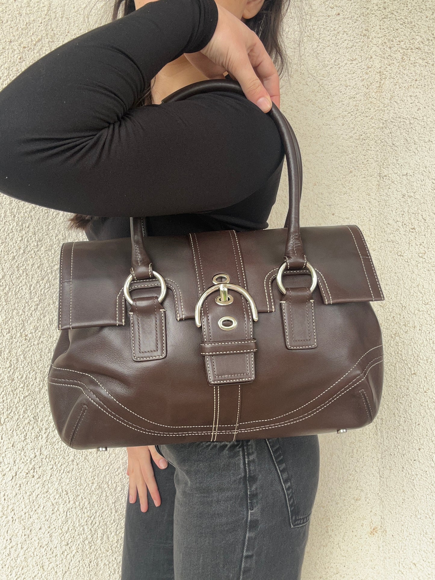 Coach Signature Sufflette tote bag vintage
