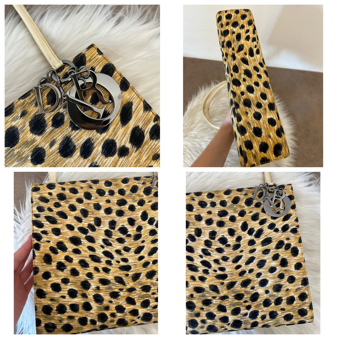 Dior Lady Dior Leopardata vintage