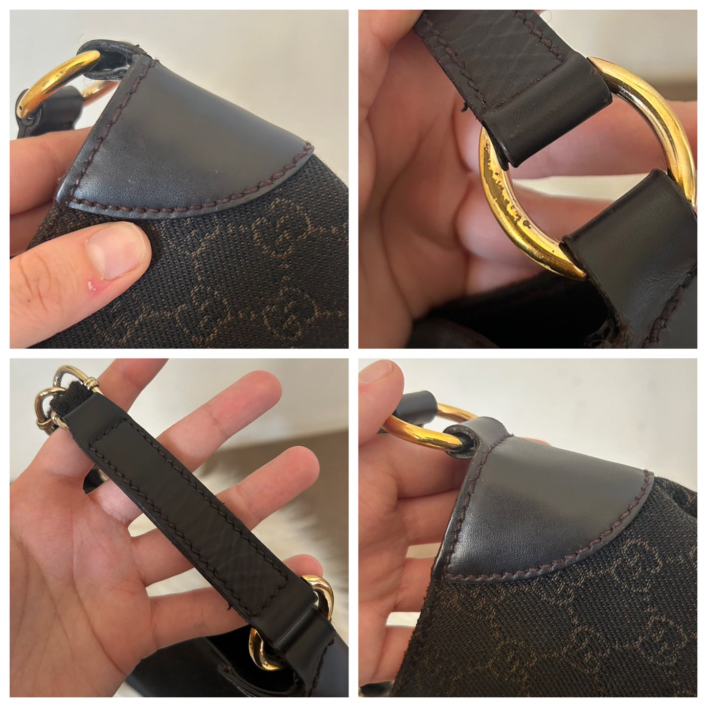 Gucci tote monogram in denim
