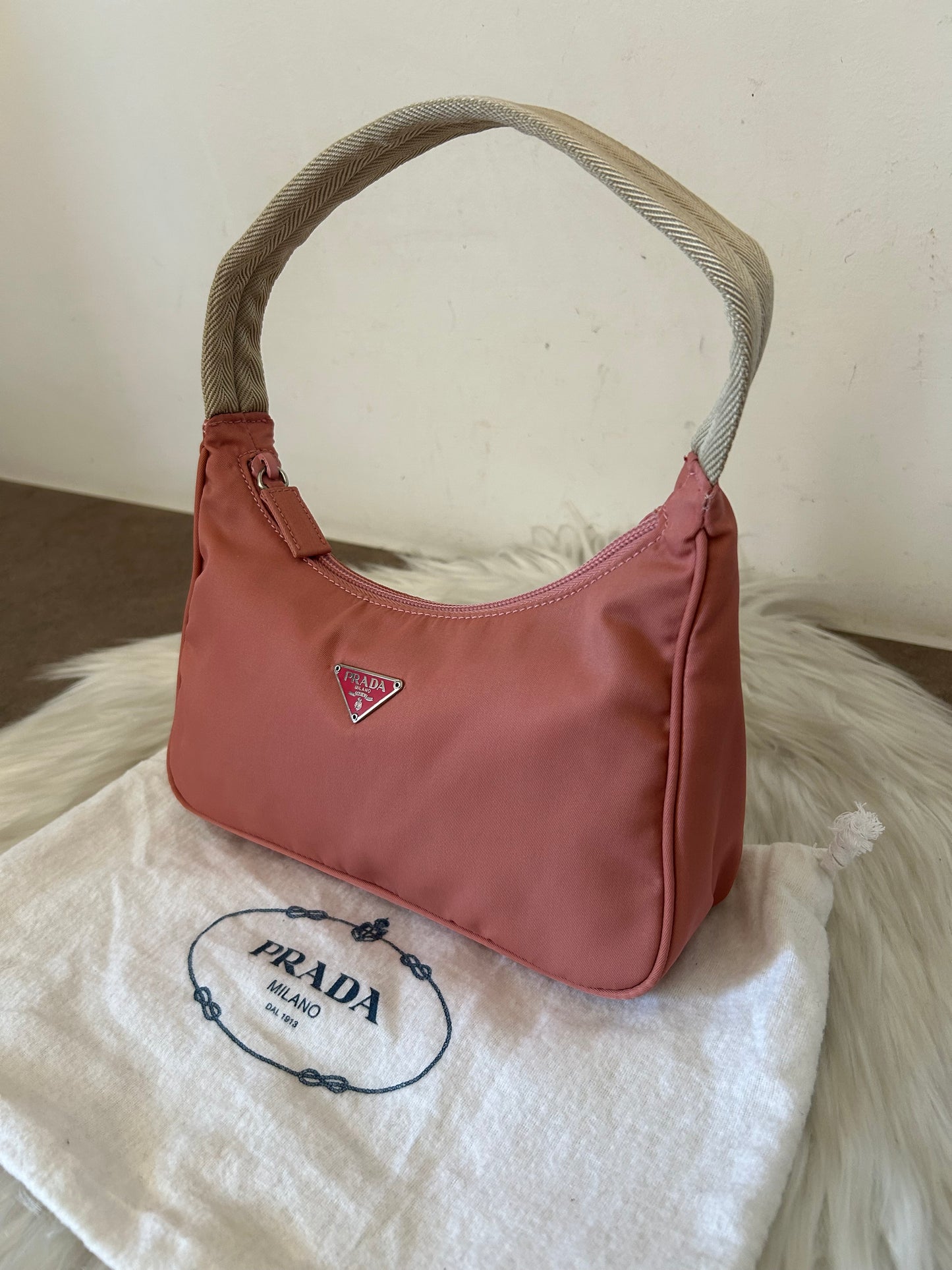 Prada 2000 in nylon rosa
