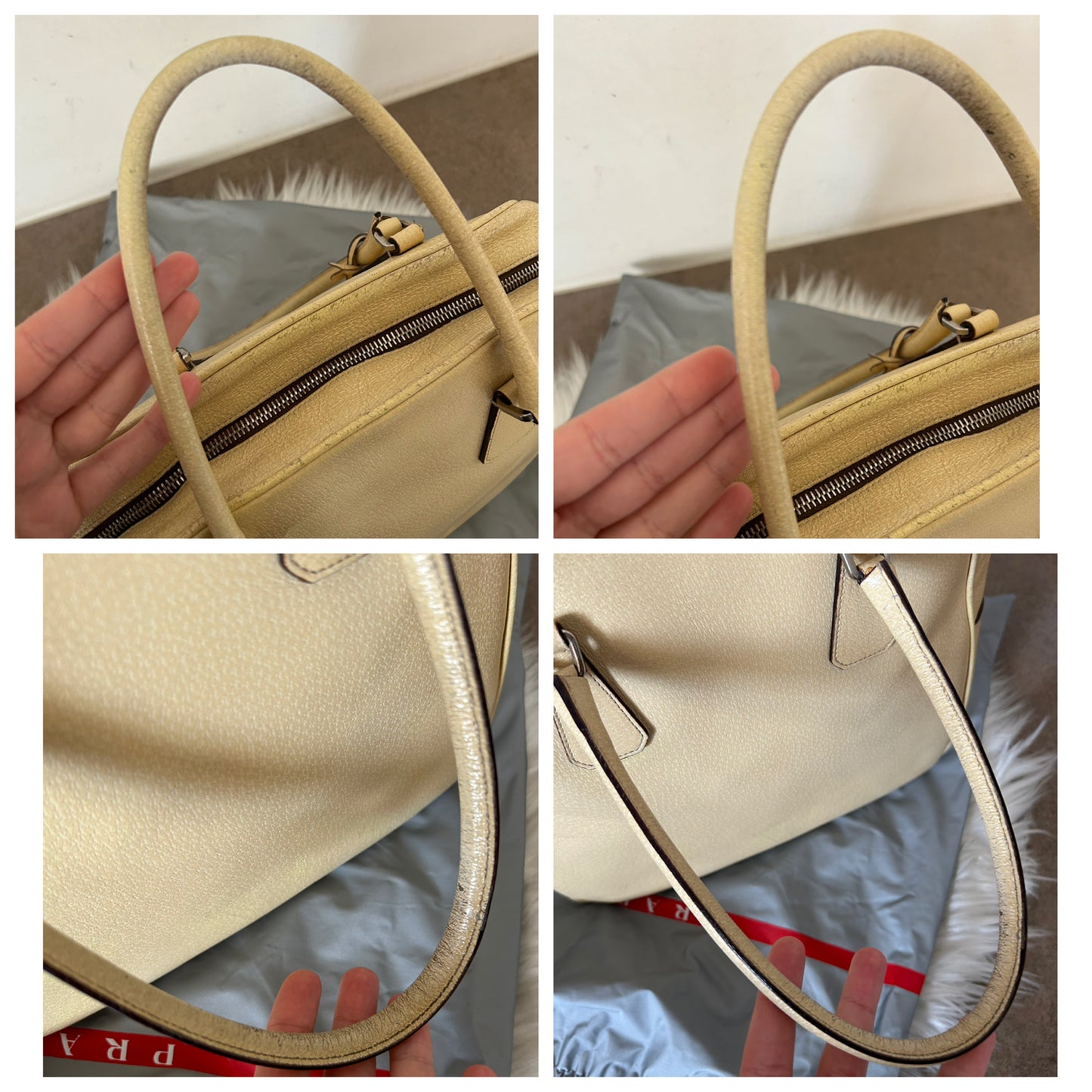 Prada Work crema vintage