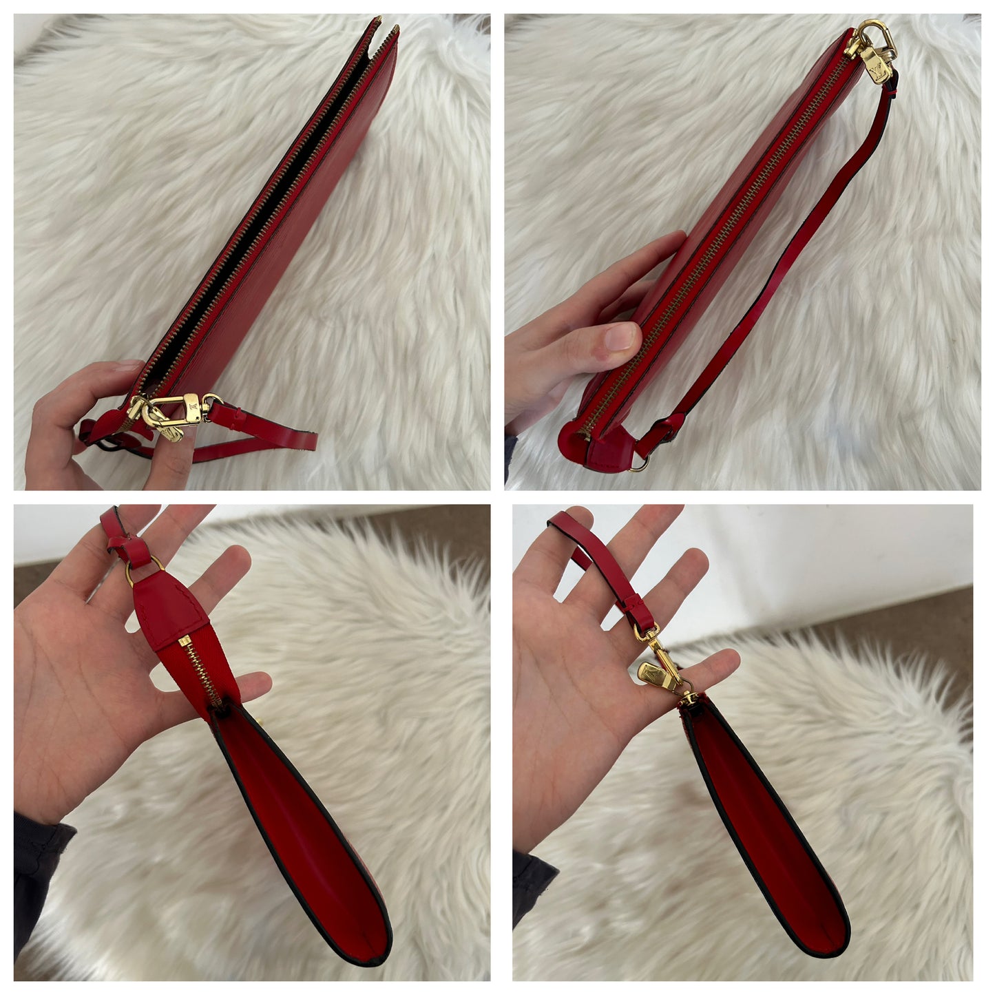 Louis Vuitton Pochette Acccessoire Epi rossa