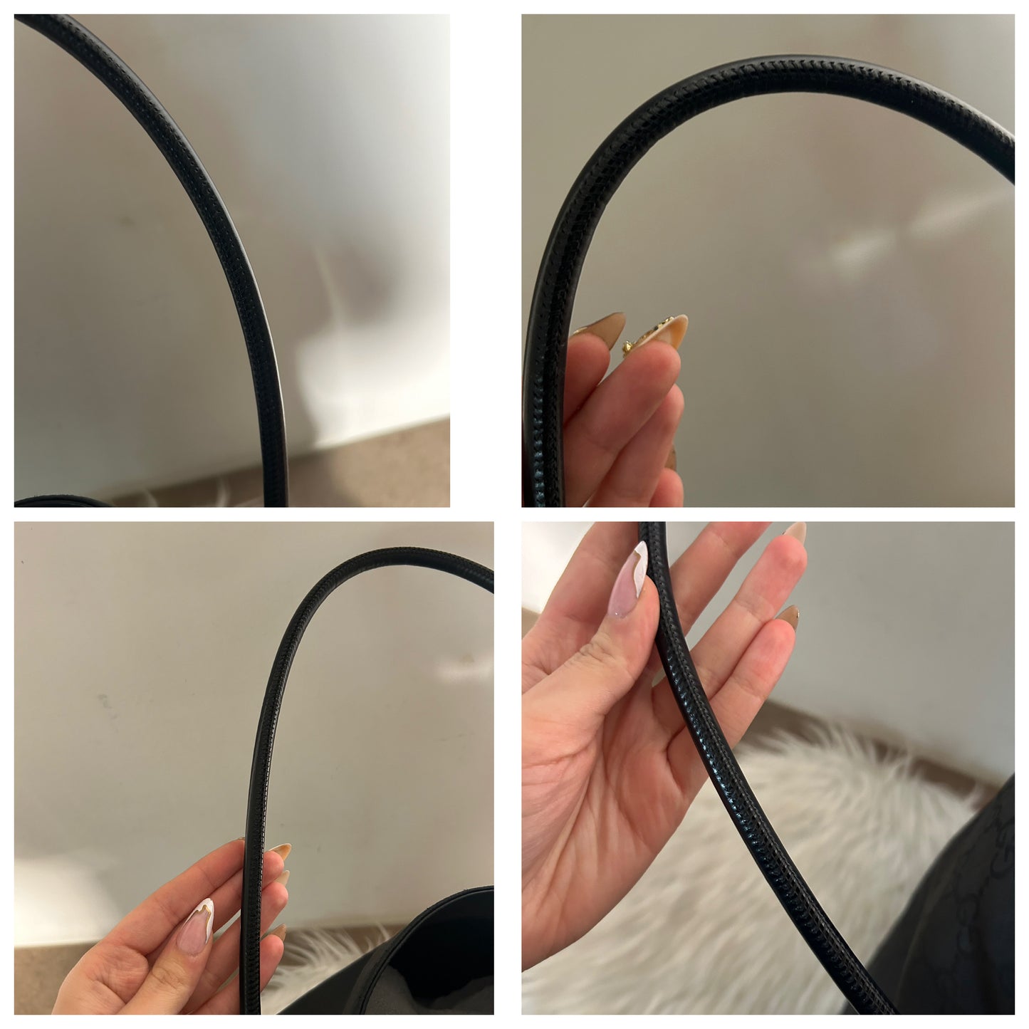 Gucci tote bag nera in monogram