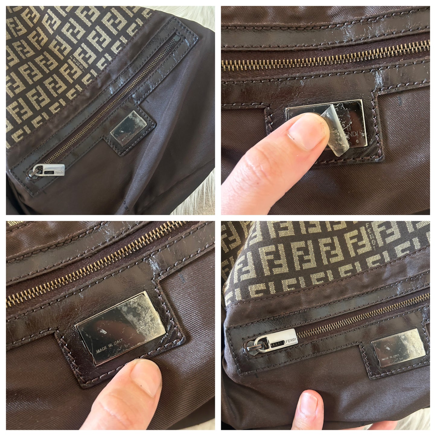 Fendi Mamma baguette zucchino