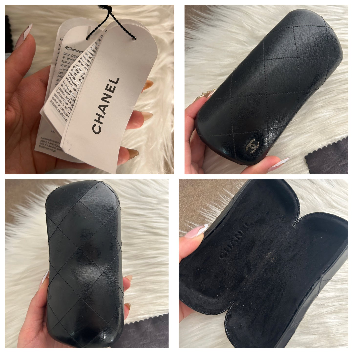 Chanel occhiali da sole con Swarovski vintage full set