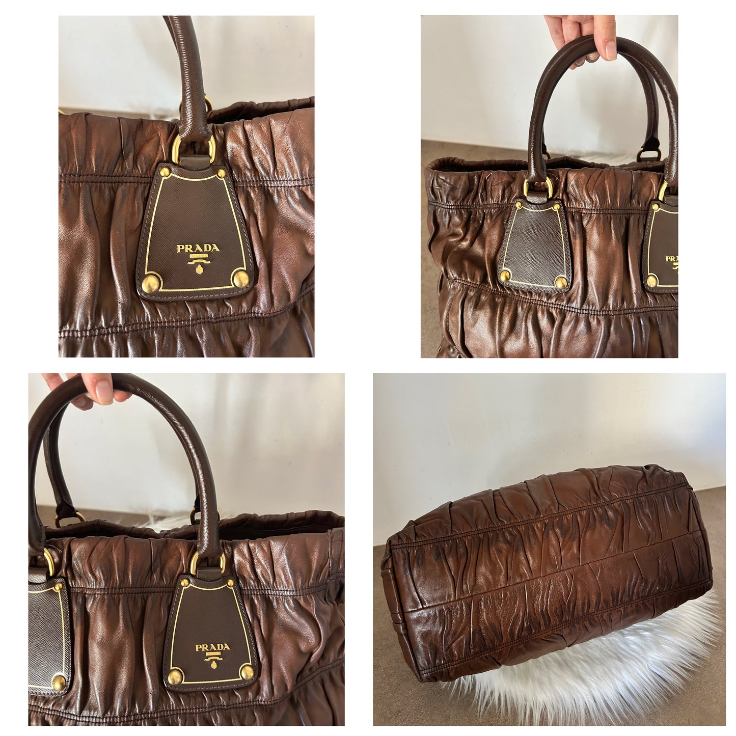 Prada Nappa Gaufrè tote