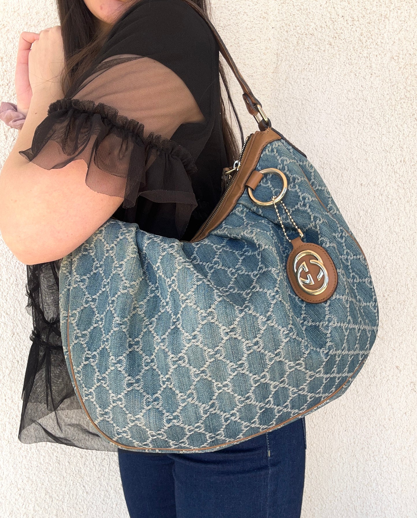 Gucci Sukey denim in monogram