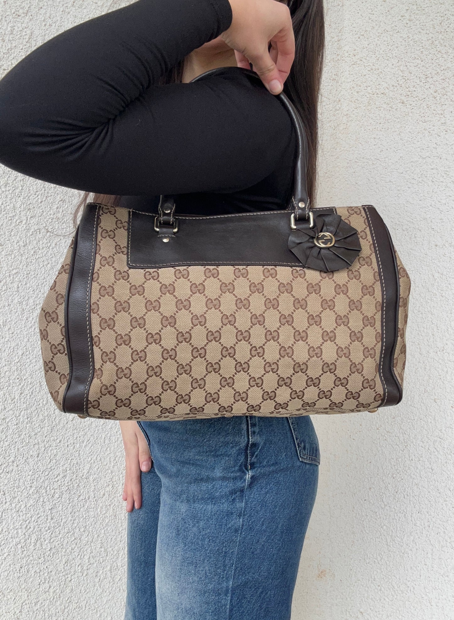 Gucci tote in monogram