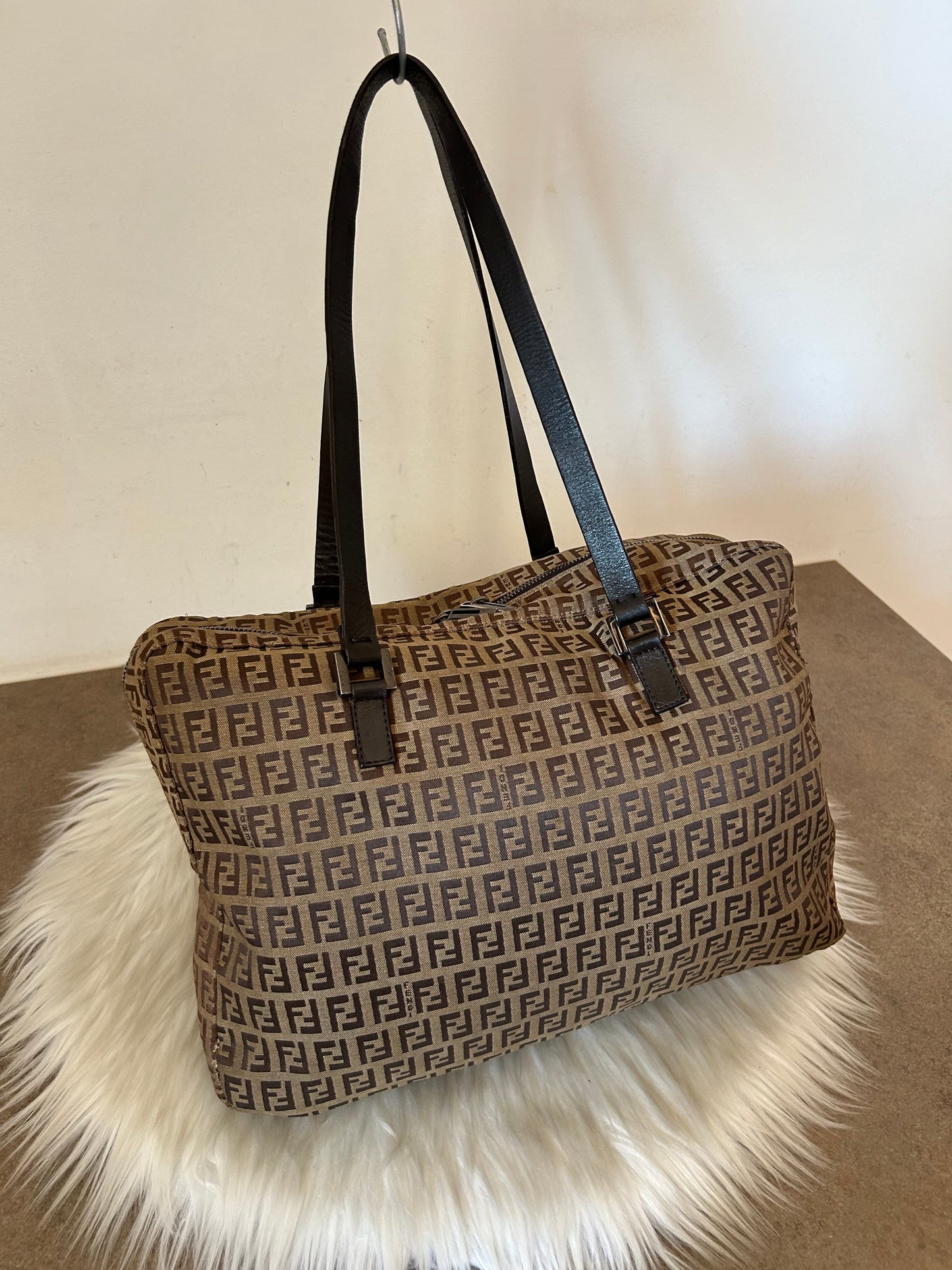 Fendi tote monogram zucchino