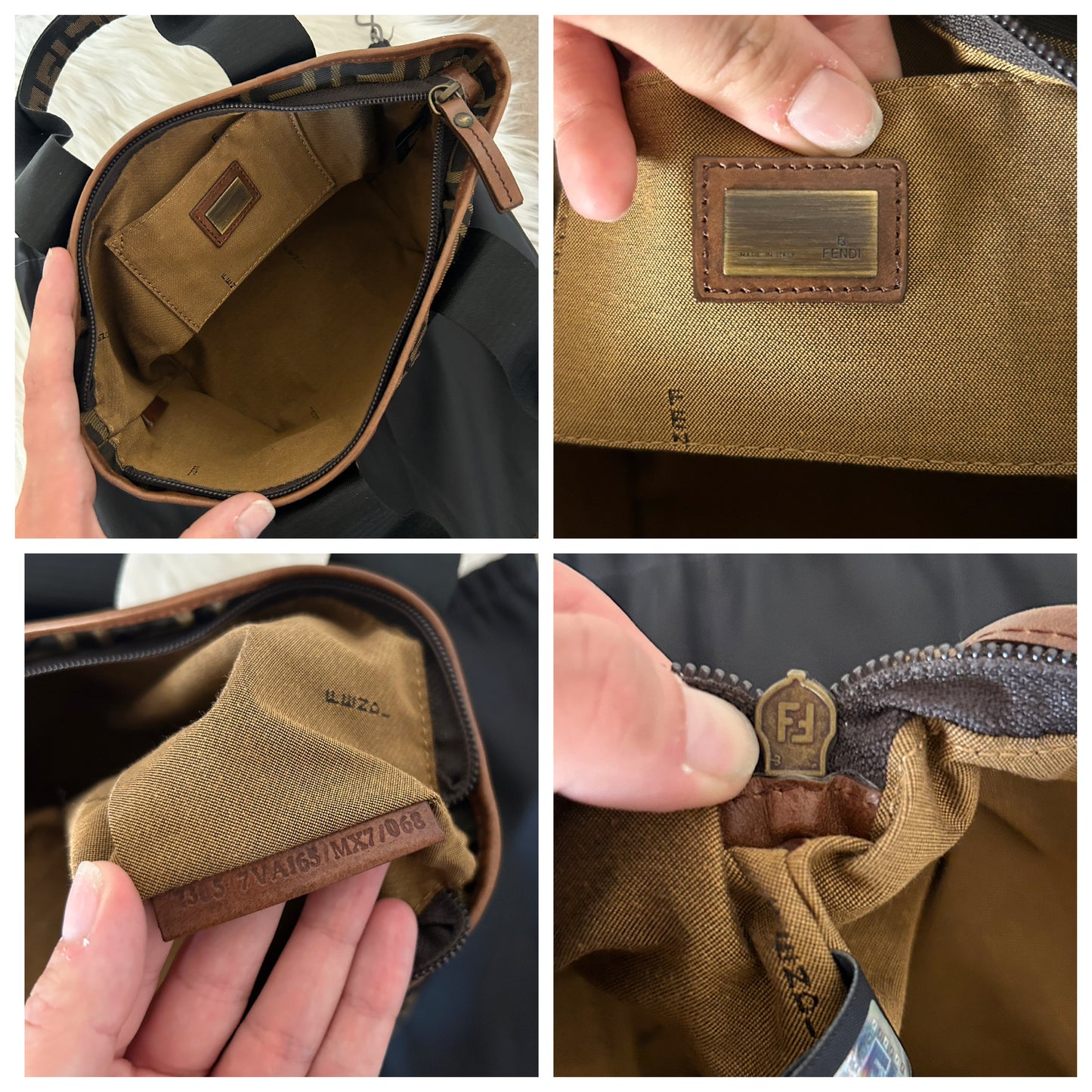 Fendi mini Roll bag zucca