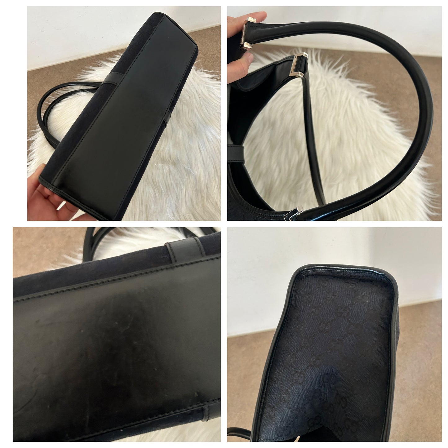 Gucci Jackie vintage nera in monogram