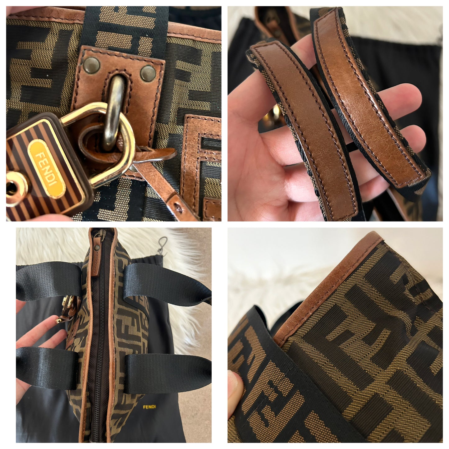 Fendi mini Roll bag zucca