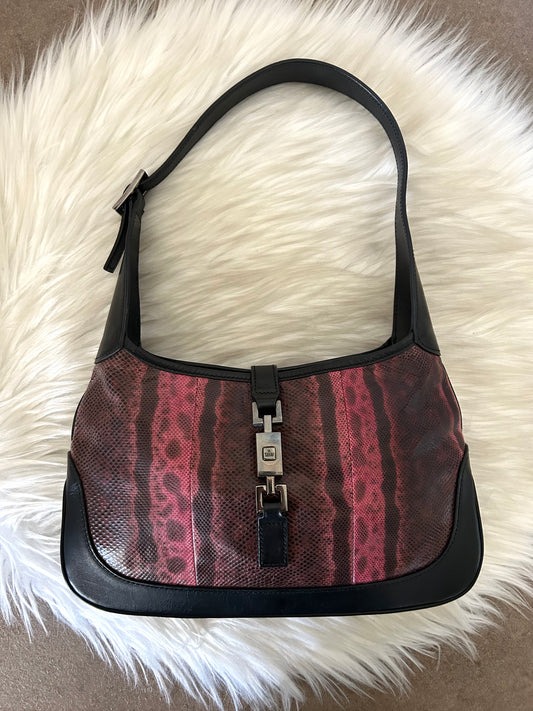 Gucci Jackie mini in pelle di pitone