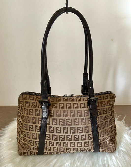 Fendi mini tote zucchino vintage