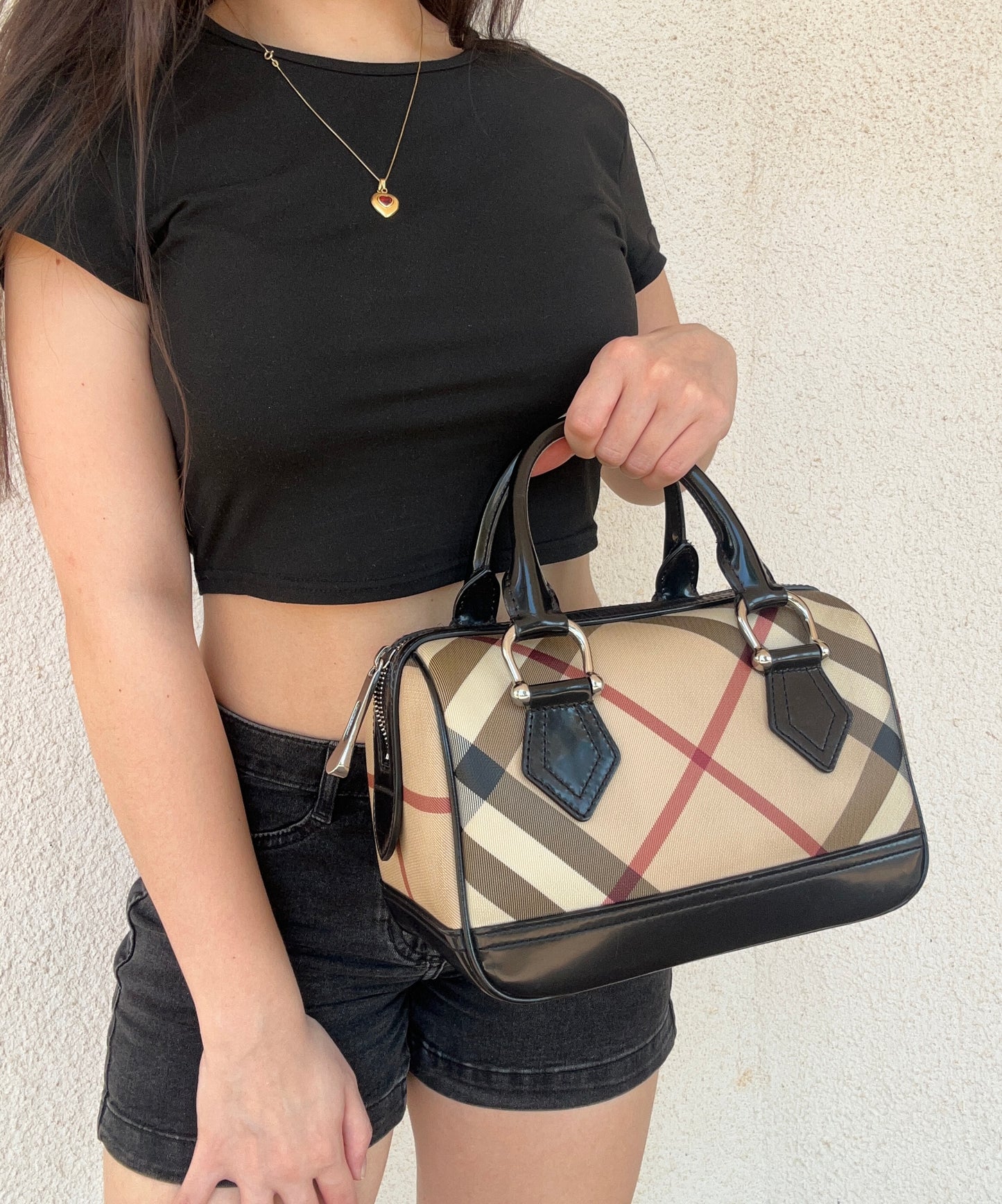 Burberry Bauletto in Check
