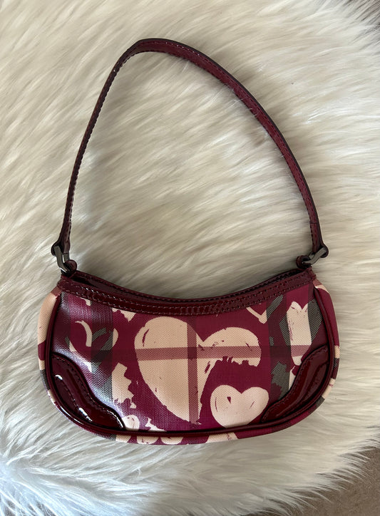 Burberry baguette Heart Burgundy