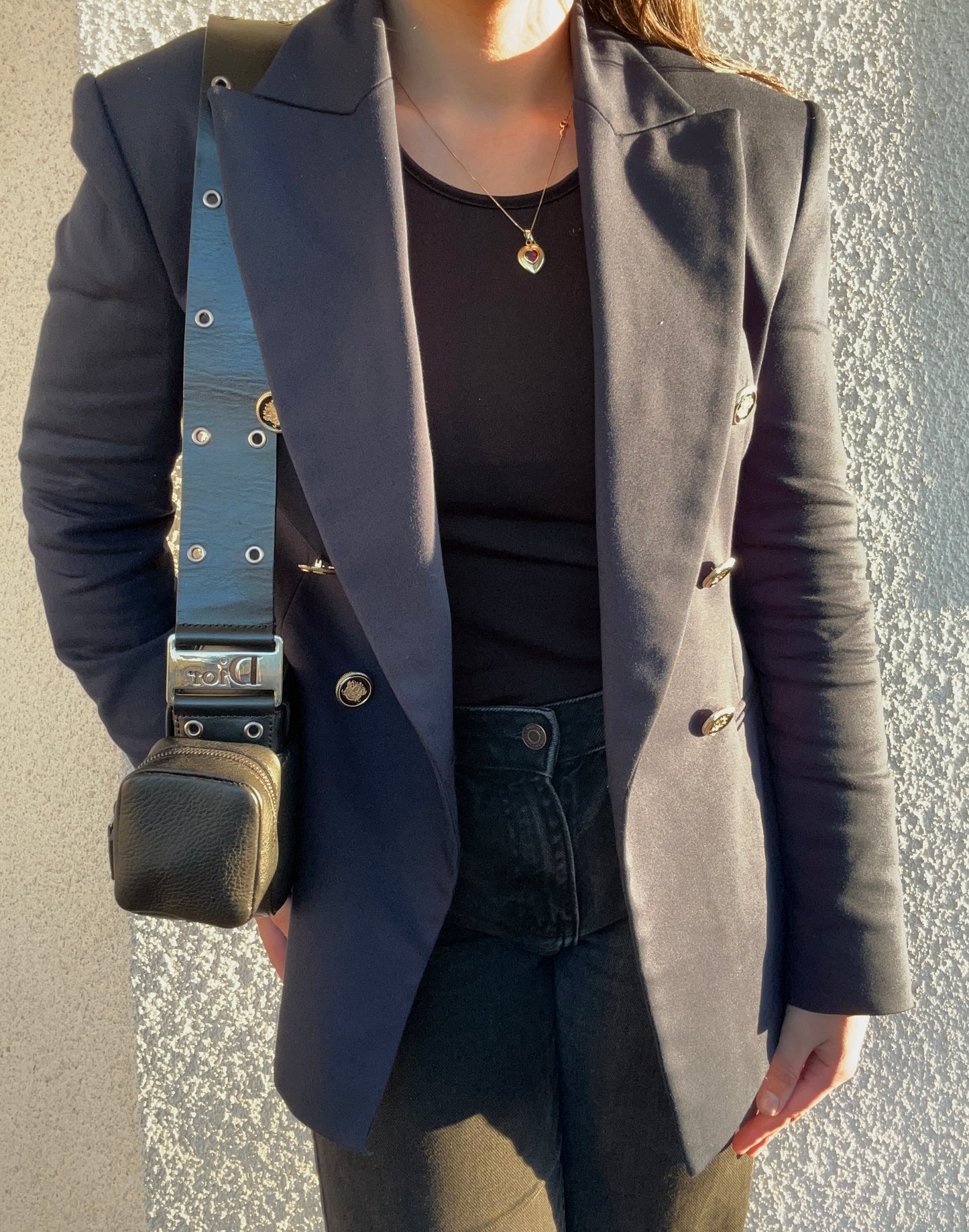 Dior Columbus nera in pelle