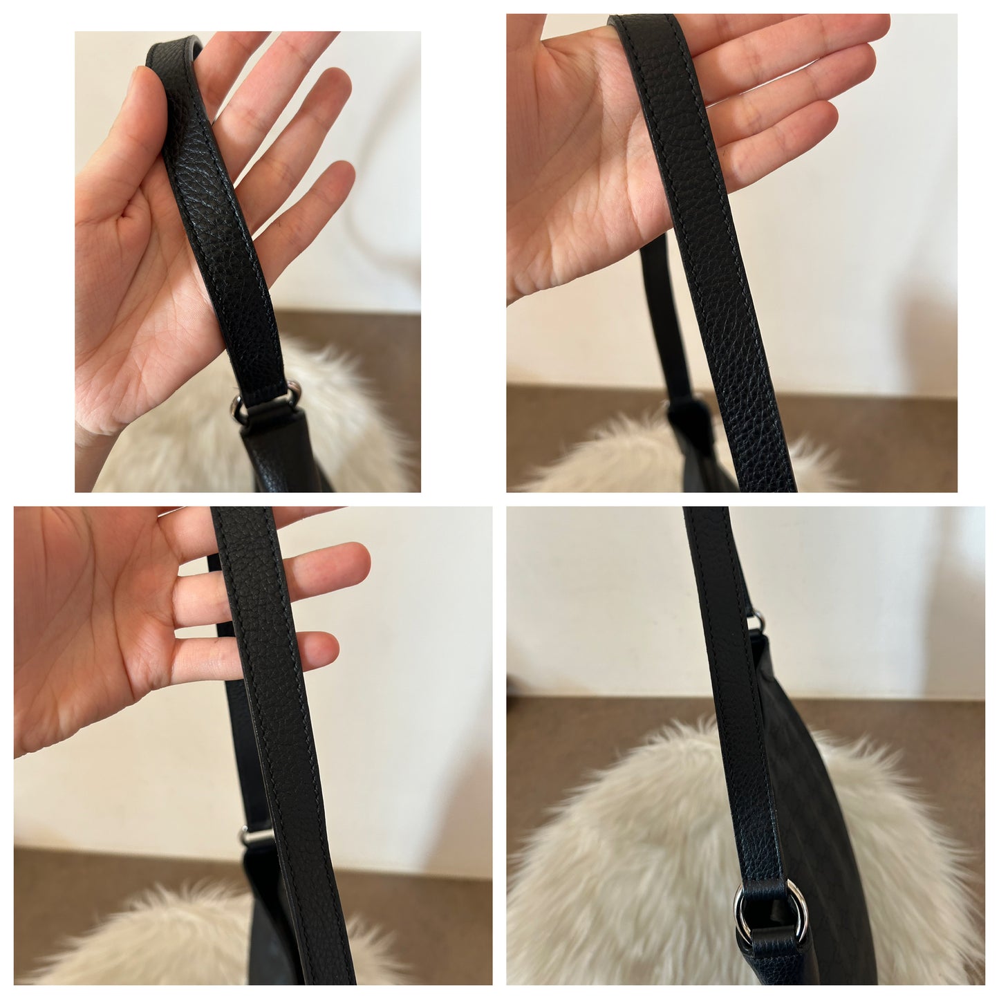 Gucci tote in monogram nera