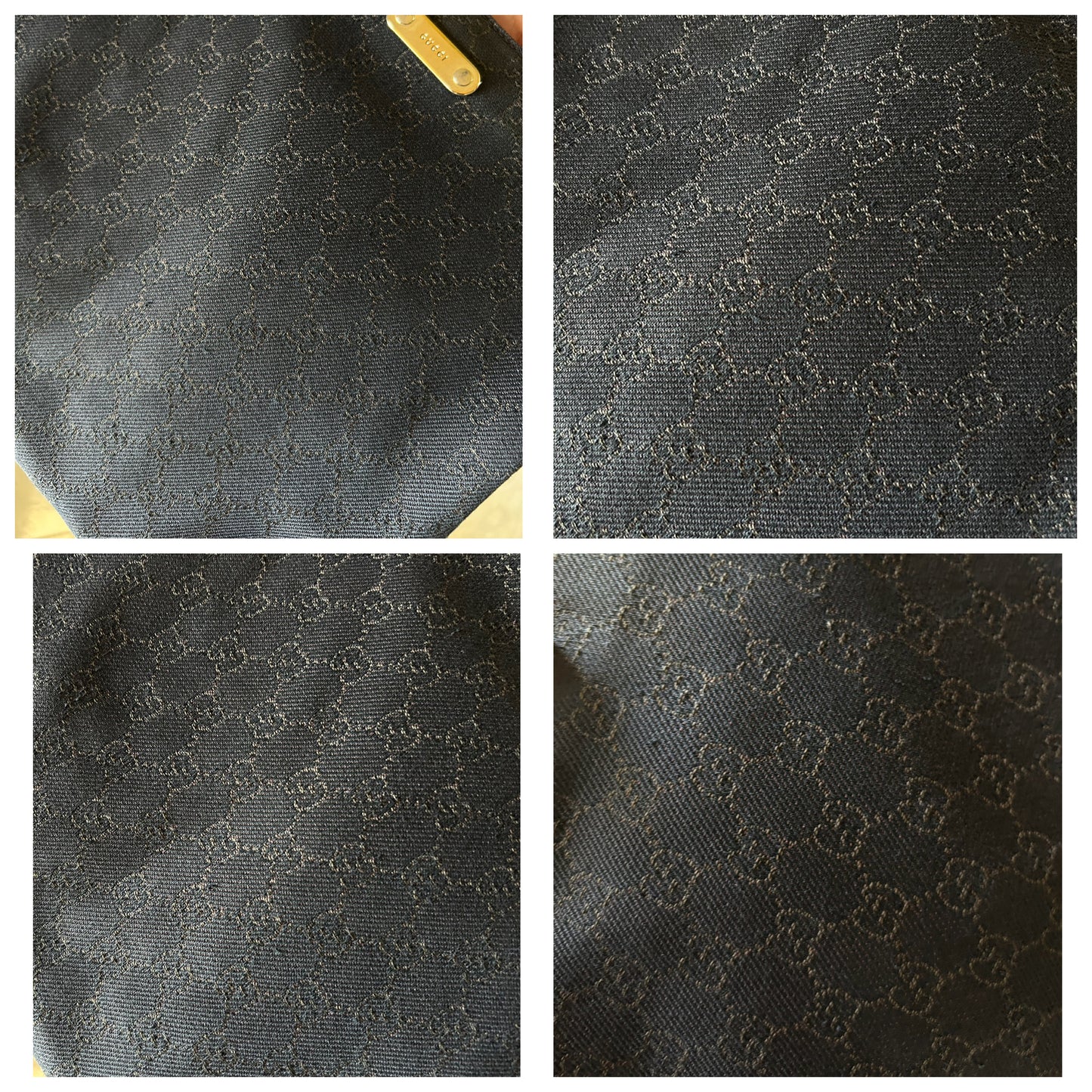 Gucci tote monogram in denim