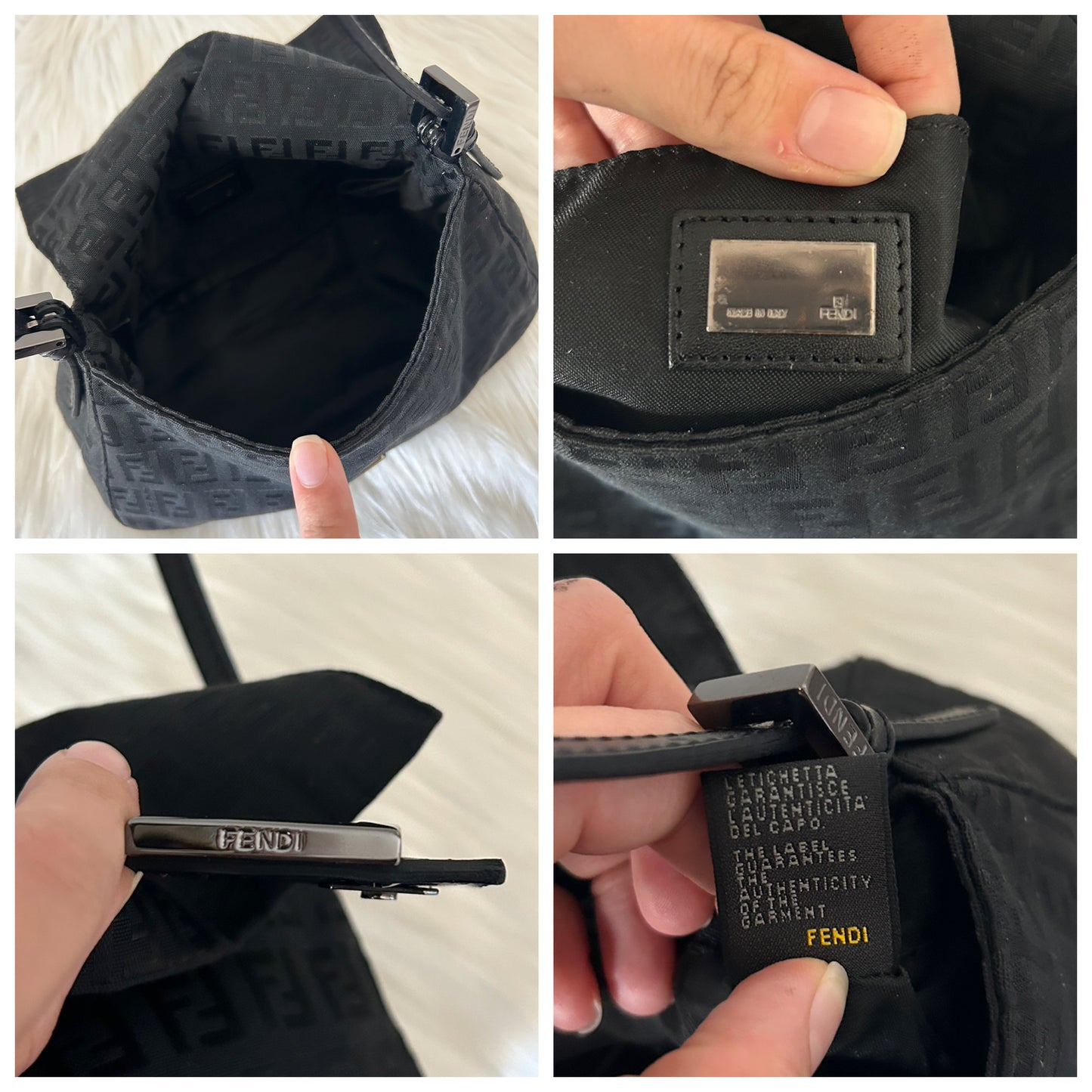 Fendi Baguette mini zucchino vintage
