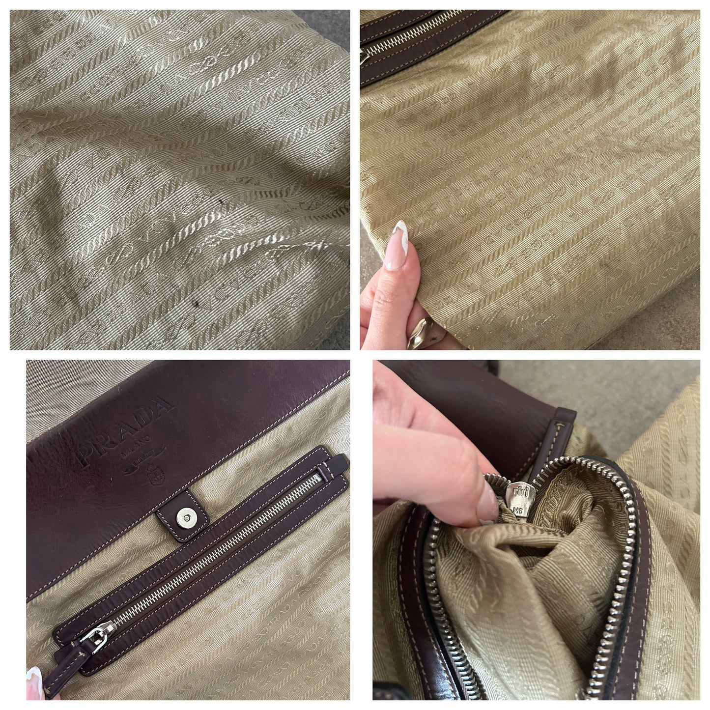 Prada tote bag corda