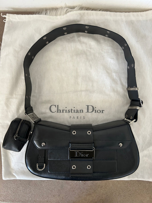 Dior Columbus nera in pelle