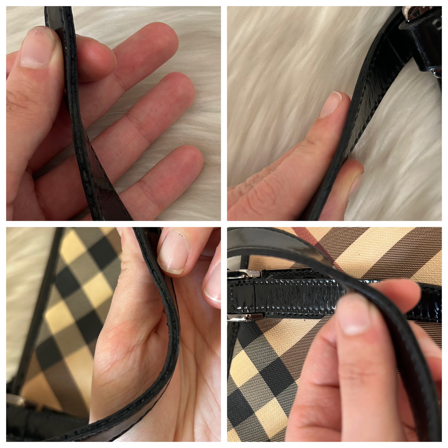 Burberry tote Check