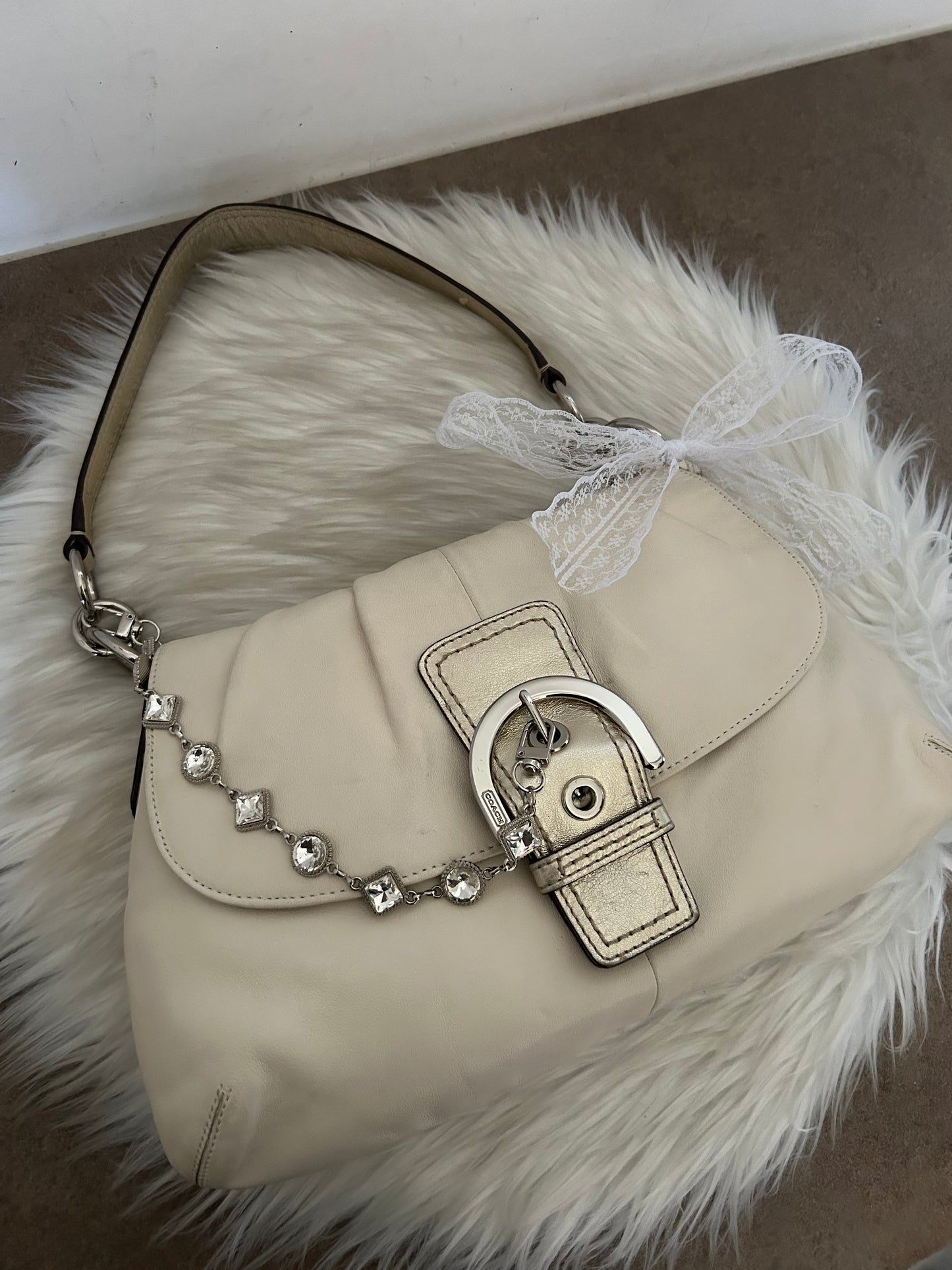 Coach Signature Sufflette in pelle