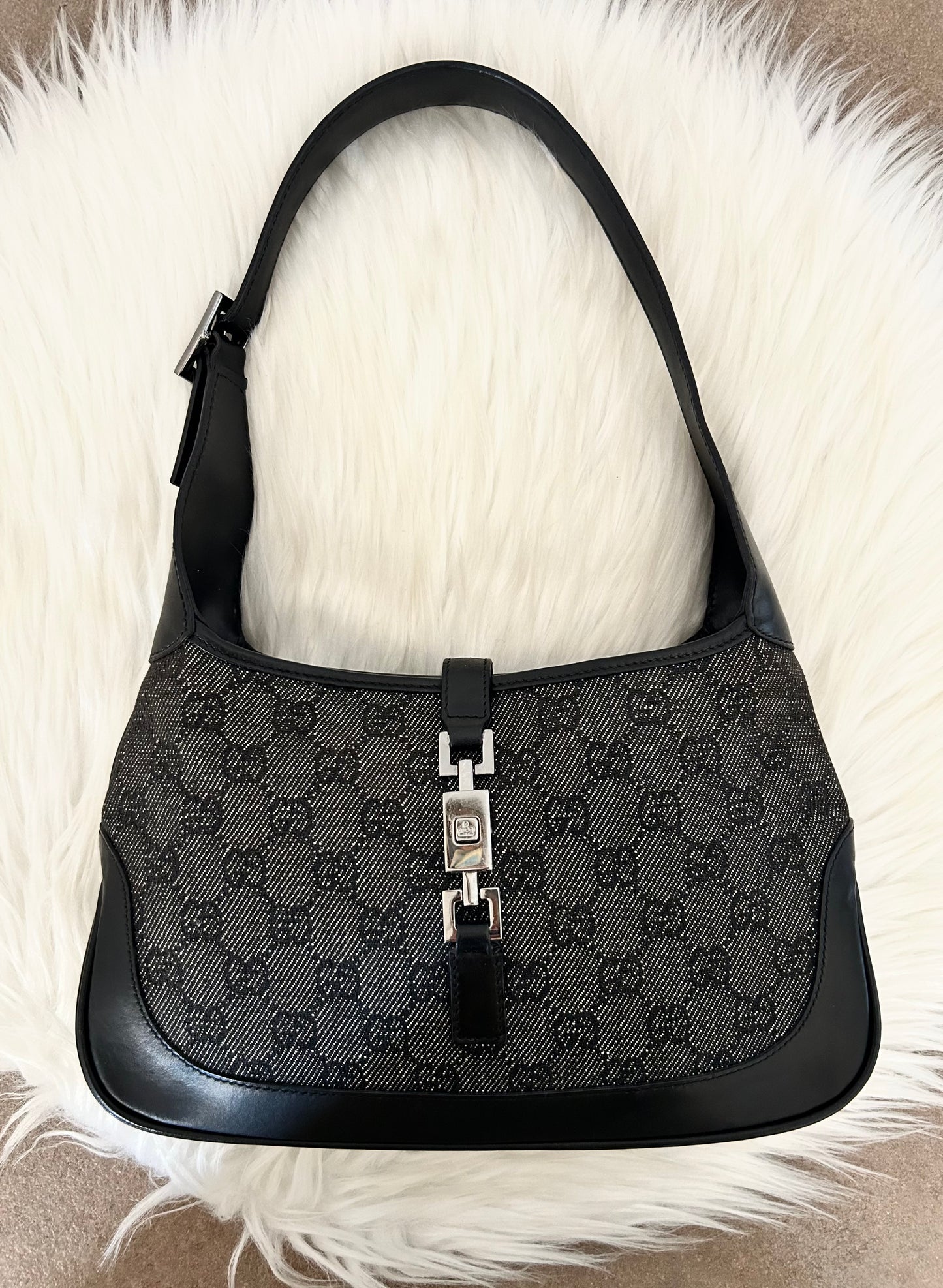 Gucci Jackie vintage mini in denim