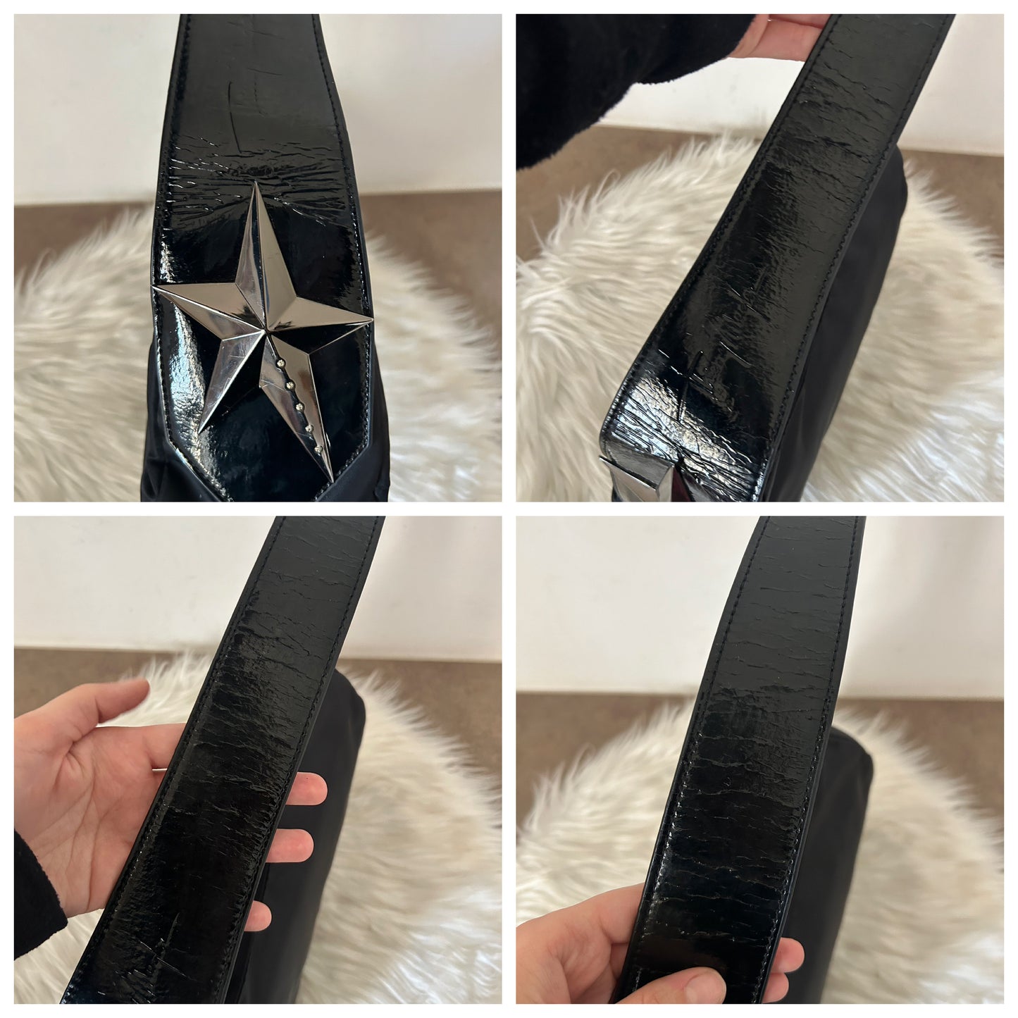 Thierry Mugler baguette a spalla nera
