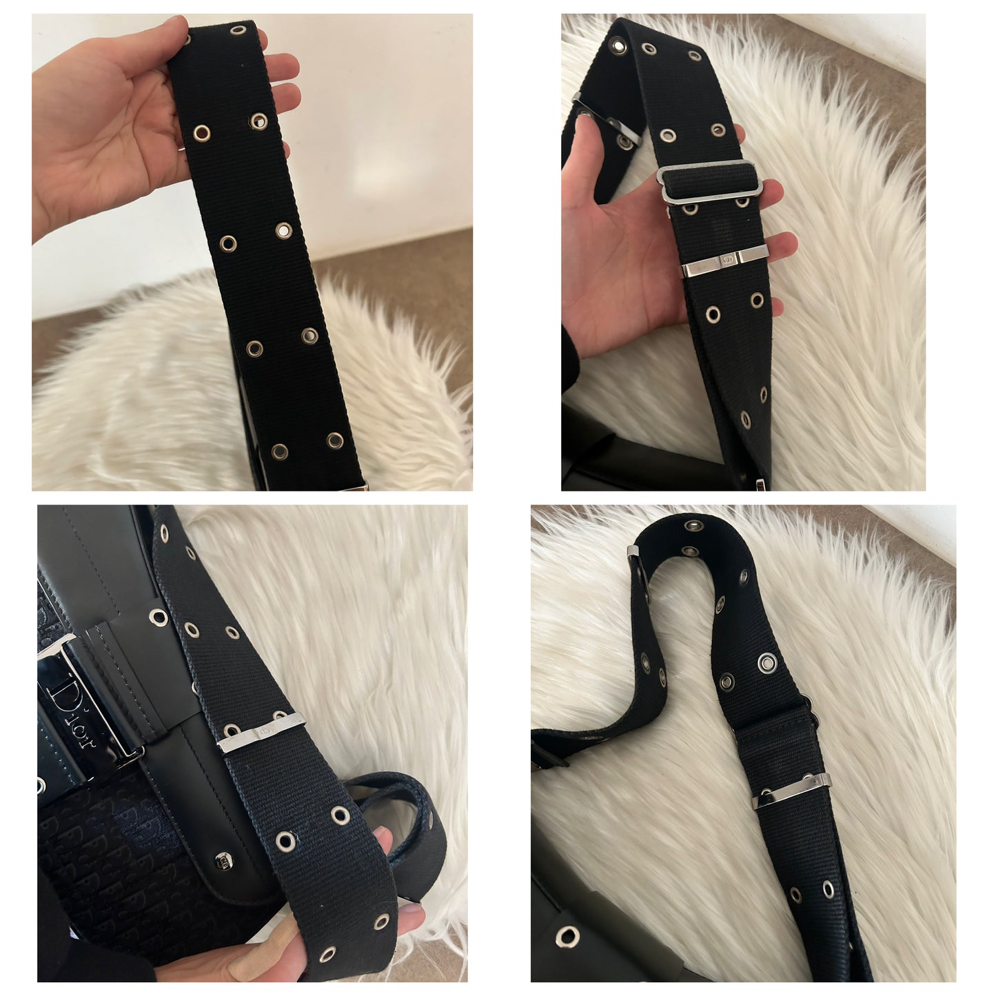 Dior Columbus vintage in monogram nera