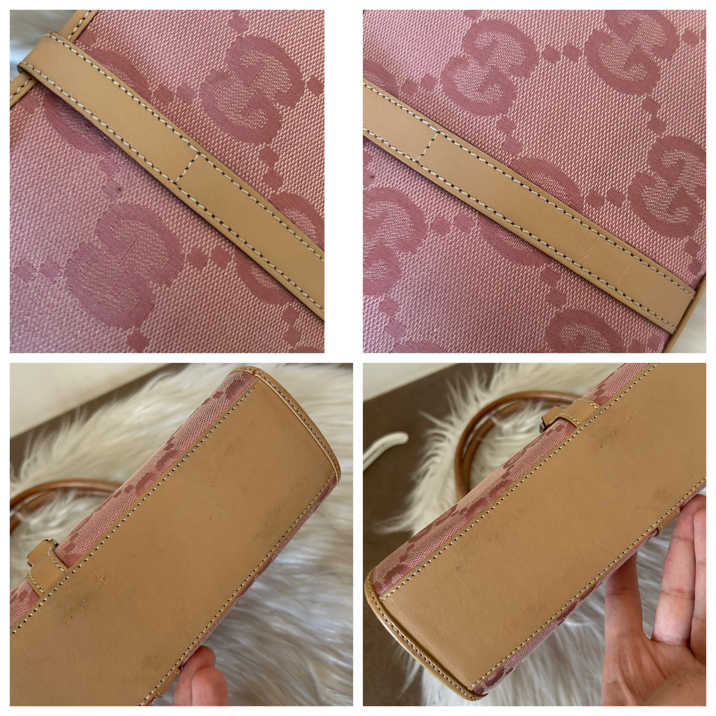 Gucci Jackie rosa monogram