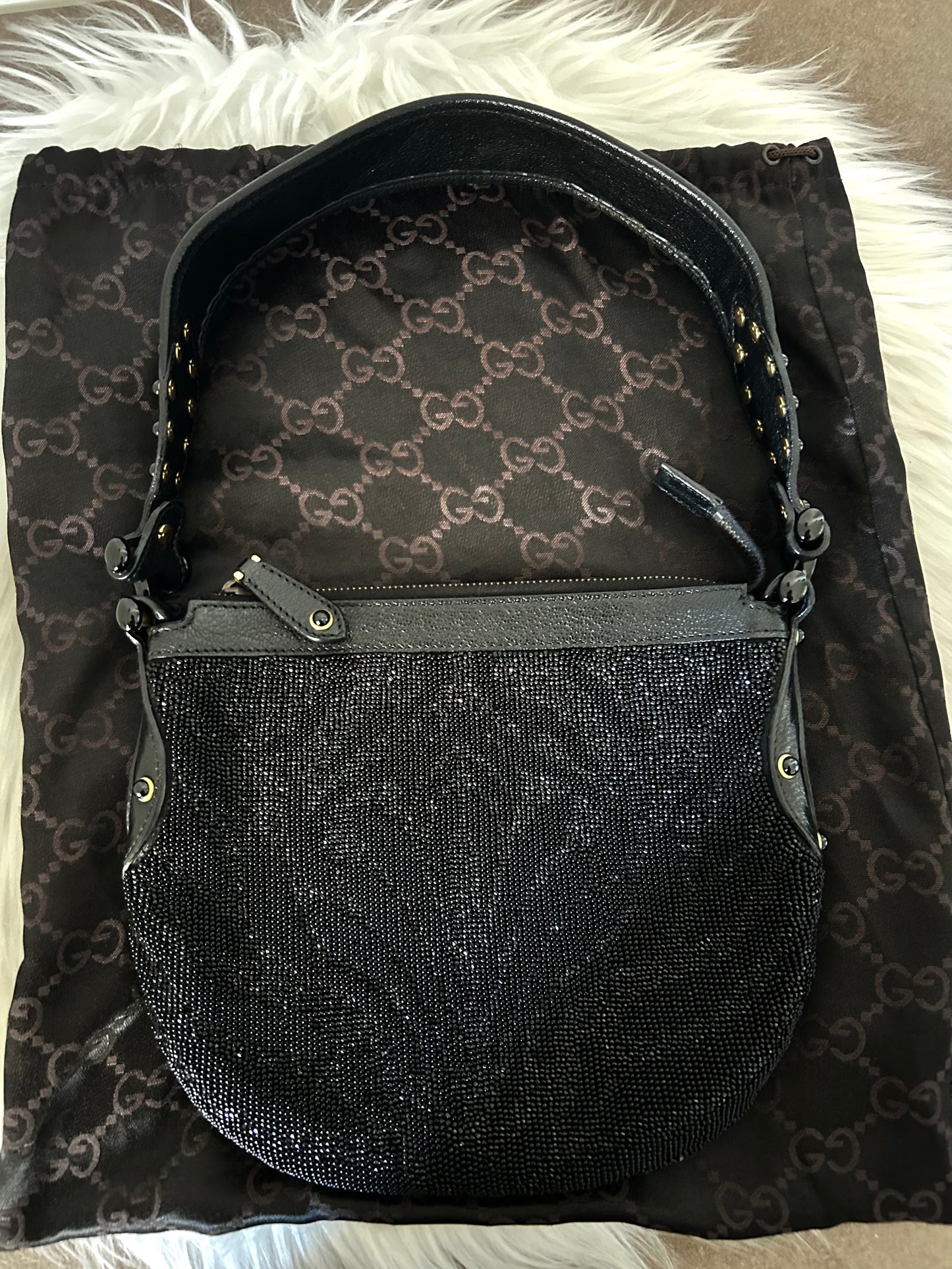 Gucci Pelham con perline e borchie - Pezzo Unico