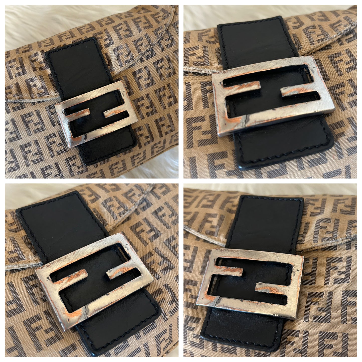 Fendi Baguette monogram zucchino