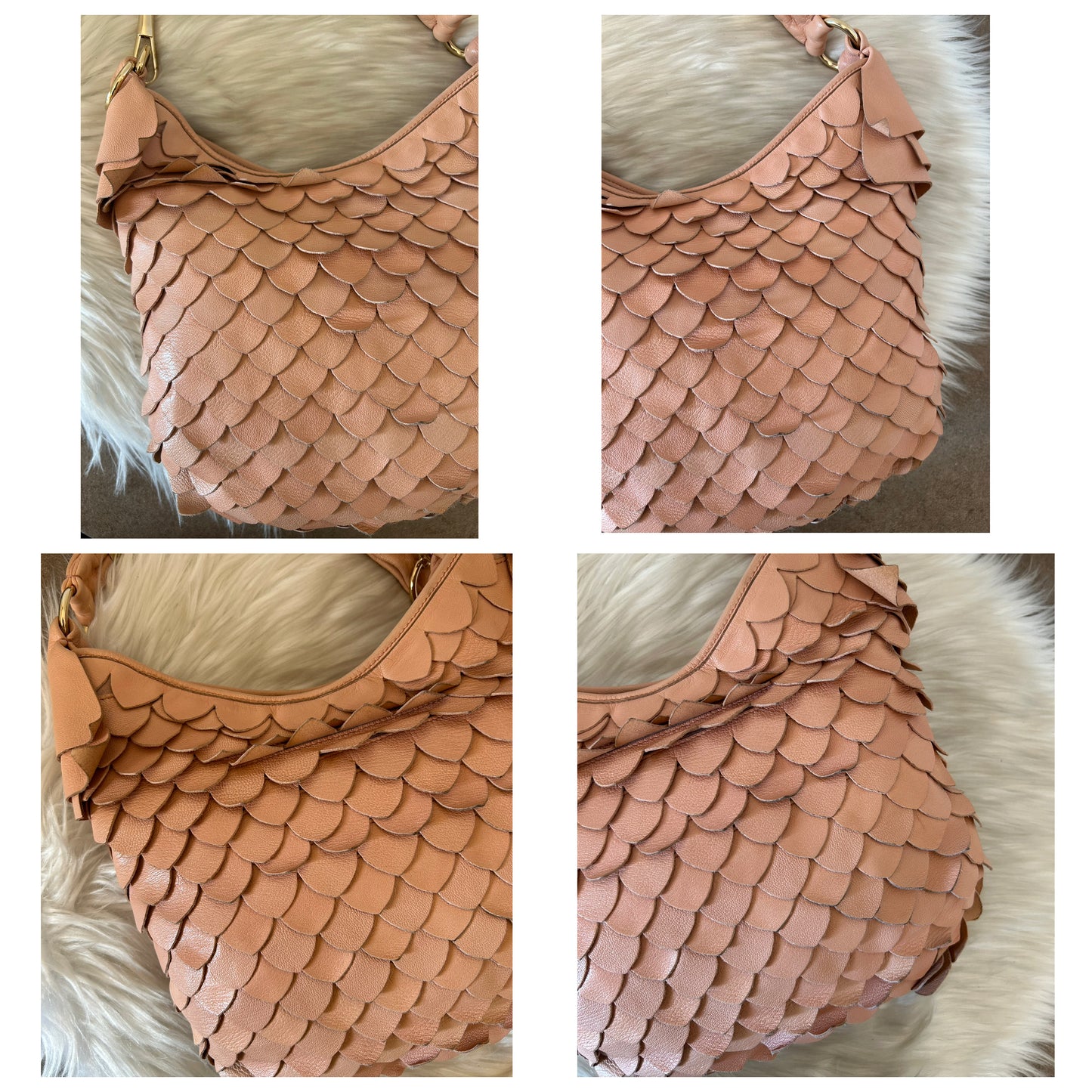 Yves Saint Laurent Mombasa Petal Bag rosa